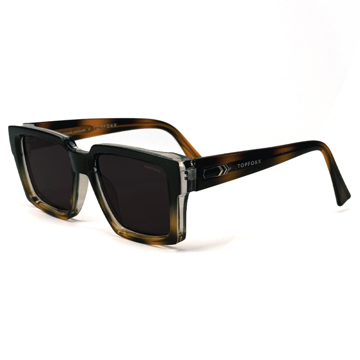 Paloma x Topfoxx Limited Edition Tortoise Square Sunglasses – Stylish UV Protection for Outdoor Activities, Beach, and Fashion