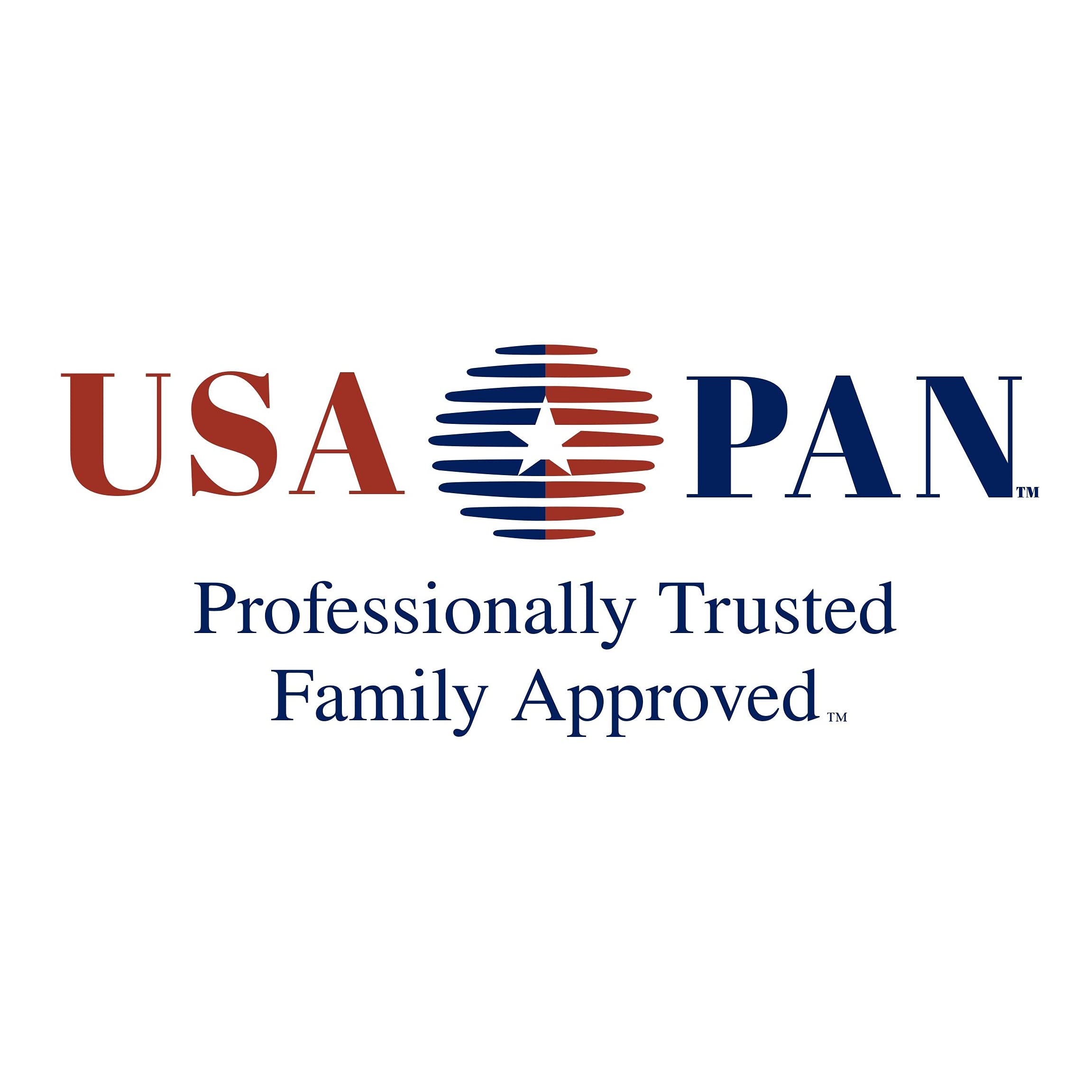 USA Pan Nonstick Round Cake Pan Set of 5 - Premium Tiered Baking Pans for Layer Cakes, Wedding Cakes & Birthday Cakes | Oven Safe & Easy Release