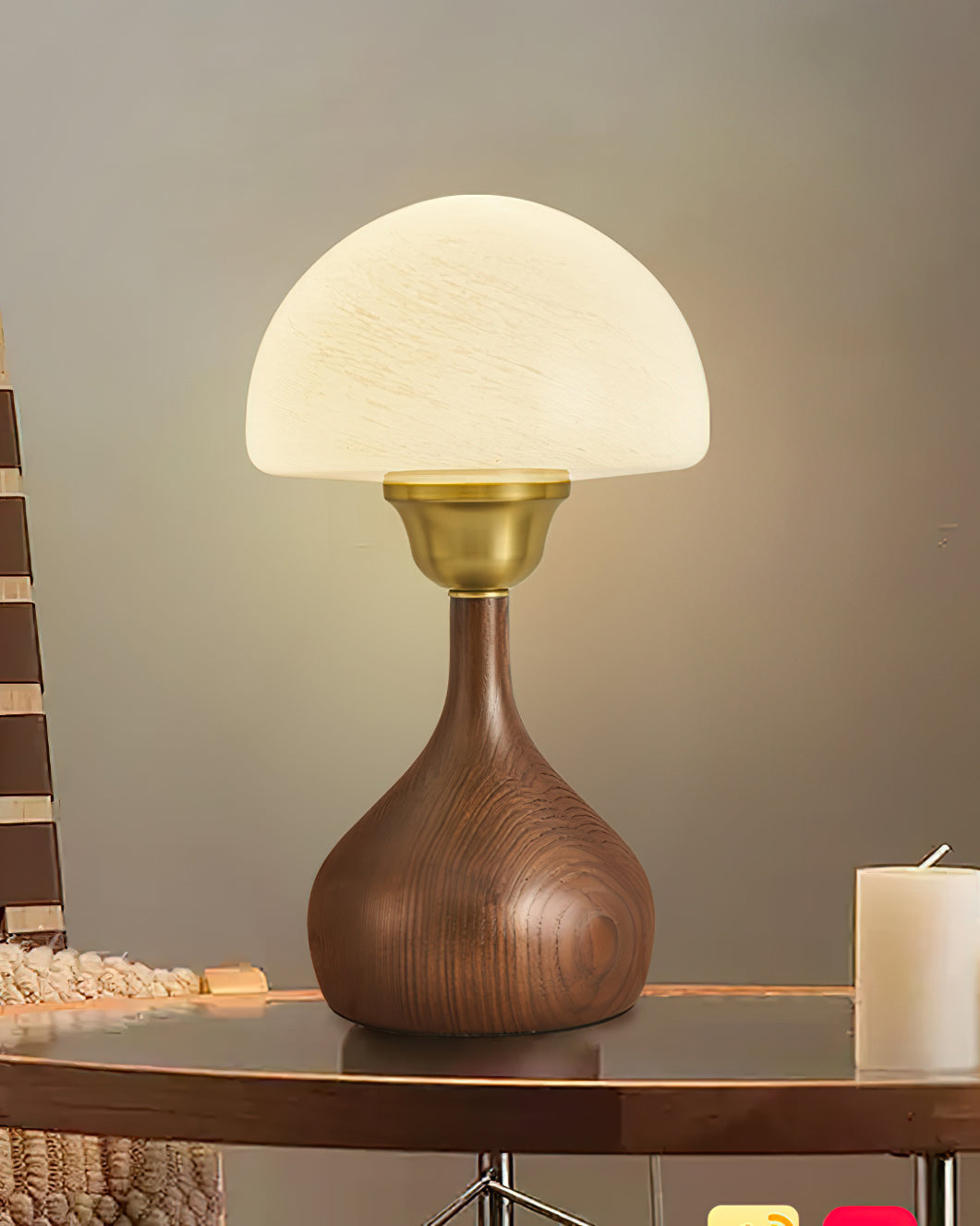 Alice Table Lamp - Modern LED Bedside Lamp with Touch Control & USB Port - Perfect for Bedroom, Living Room, and Office Lighting