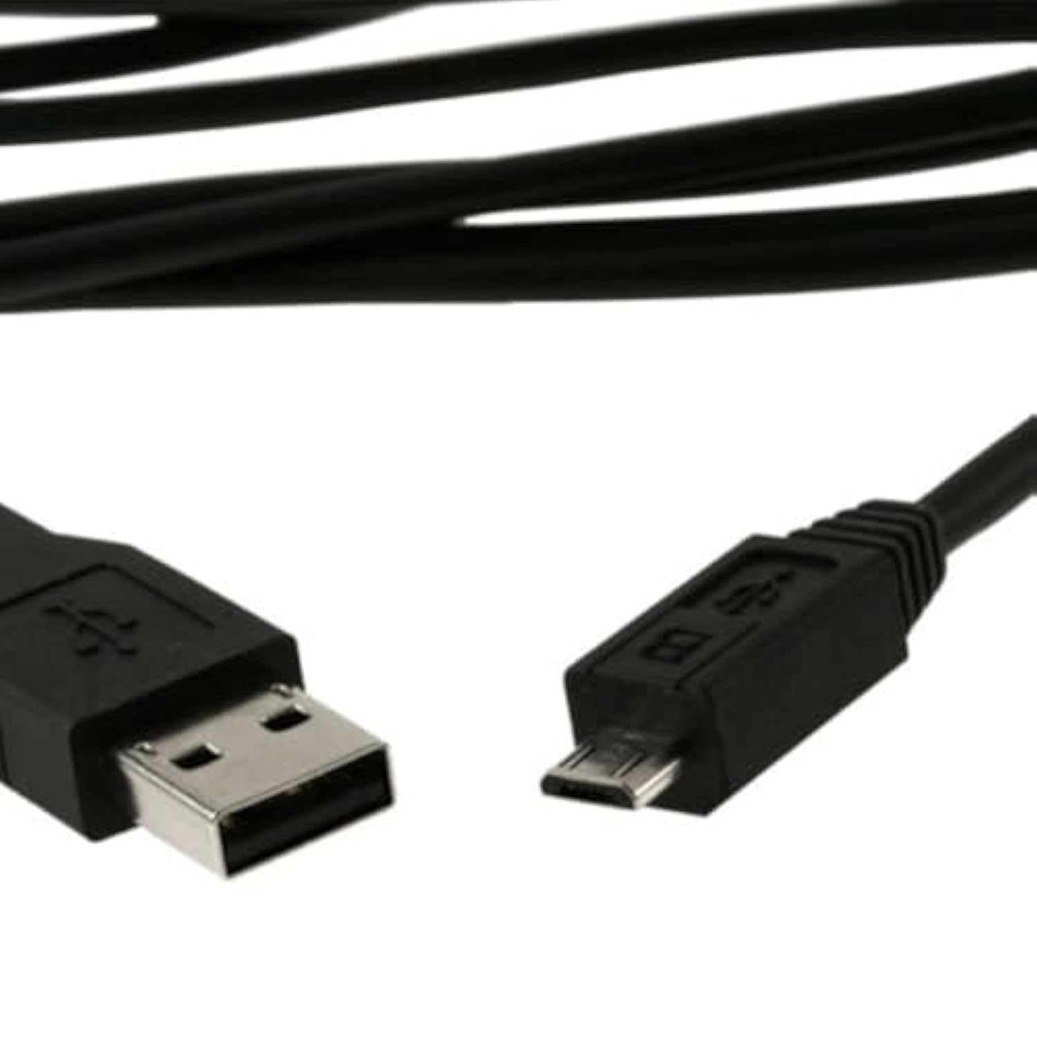 Extra Long 10ft Micro USB Charging Cable for PS4/PS5 Controllers - Fast Charging & Data Sync - Durable Nylon Braided Cord for Gaming, Office & Travel Use