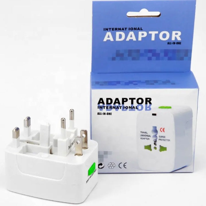 Universal Power Adapter for Worldwide Travel - Charge Your Devices Anywhere | Perfect for Business Trips, Vacations & International Use