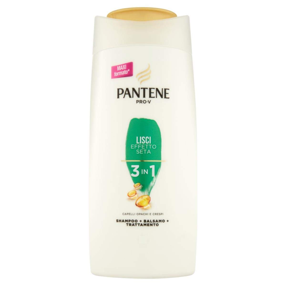 Pantene Pro-V 3-in-1 Shampoo, Conditioner & Body Wash - 675ml/22.8oz - Smooth & Silky Hair - For Men & Women - Daily Hair Care - Perfect for Gym, Travel & Home Use