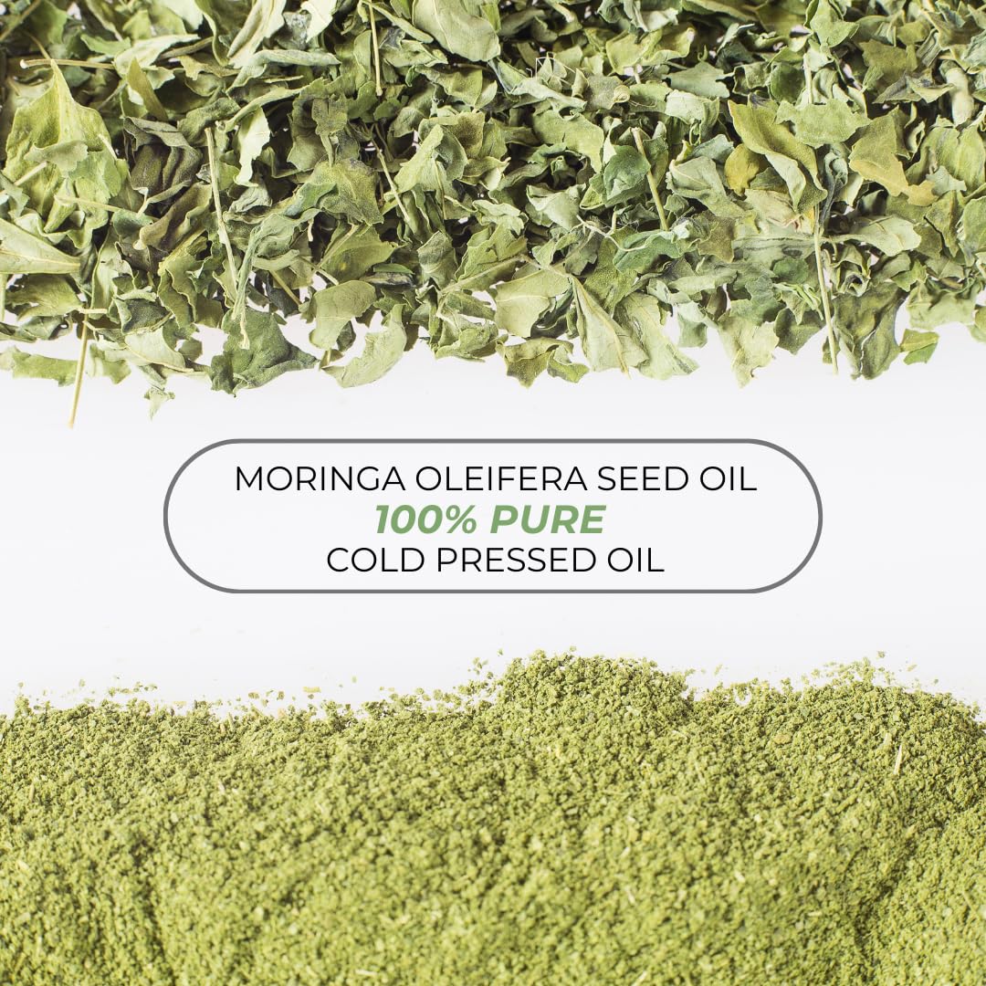 Pure Cold-Pressed Moringa Oleifera Seed Oil for Skin & Hair - Aceso 100% Natural Moringa Oil with Vitamins A, C, E | Anti-Aging, Acne Treatment & Deep Hydration | Face, Body & Scalp Nourishment | Perfect for Daily Skincare Routine & Hair Growth - 25ml