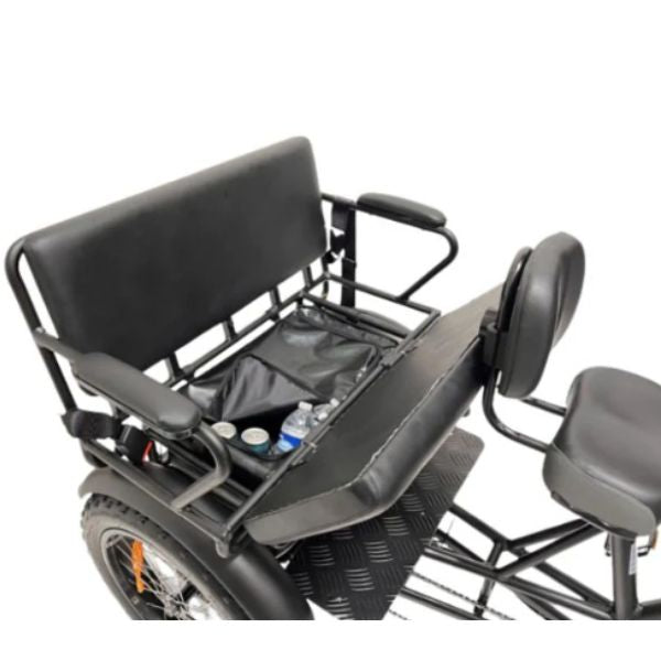 Go Bike FORTE Electric Tricycle for Adults with Rear Seat - Commuter, Grocery Shopping & Family Outings Electric Trike