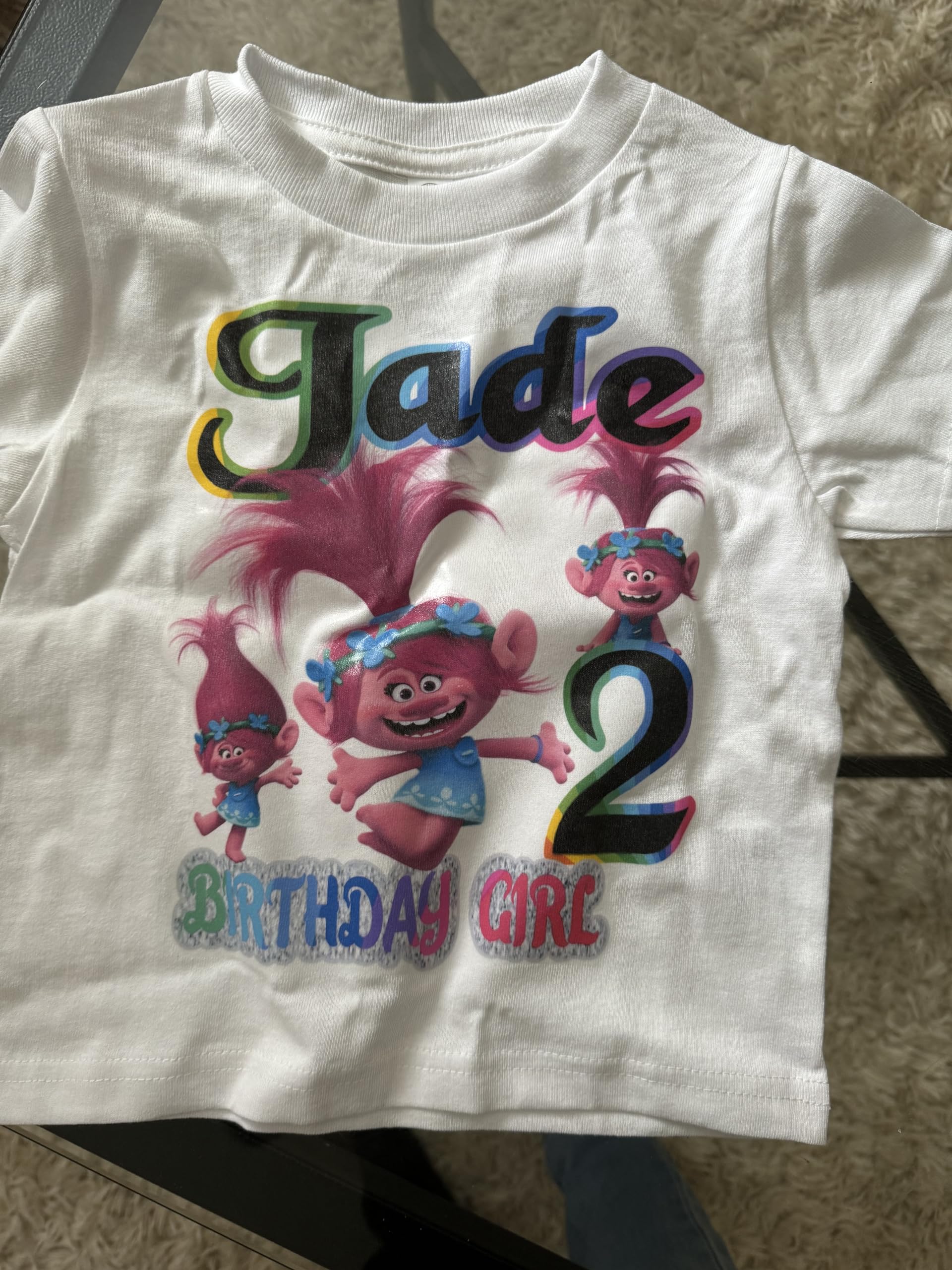 Custom Birthday Tutu Dress & Shirt Set with Name & Age - Rainbow Tutu Outfit for Girls (1pc, 2pc, or 3pc Options) | Perfect for Birthday Parties, Photoshoots & Special Celebrations