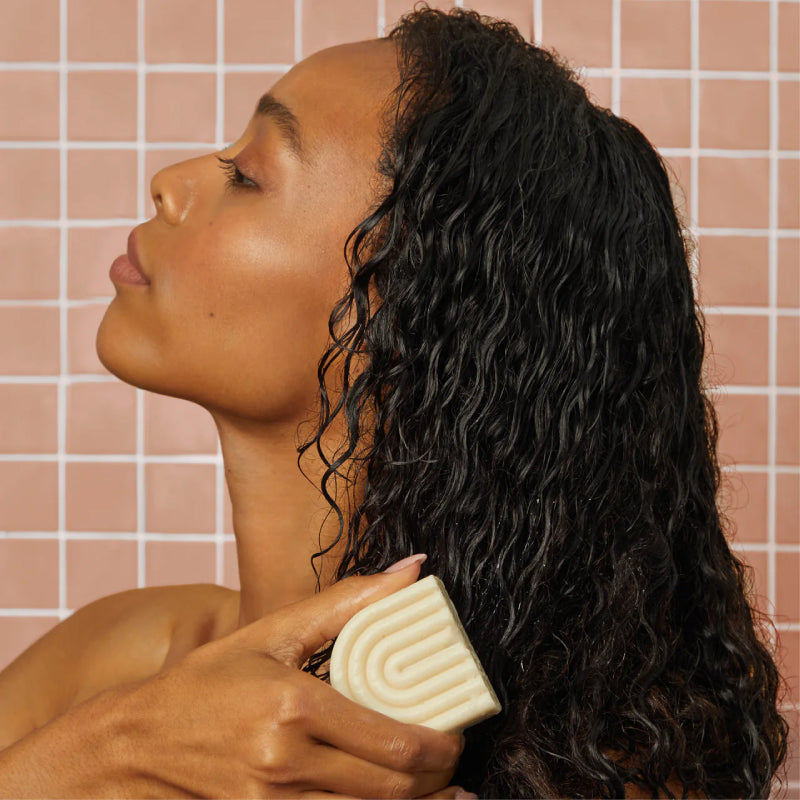 Organic Coconut Oil Deep Moisturizing Conditioner Bar for Dry, Damaged Hair – Sulfate-Free, Vegan Hair Care for Hydration & Repair | Perfect for Travel, Gym & Eco-Friendly Home Use