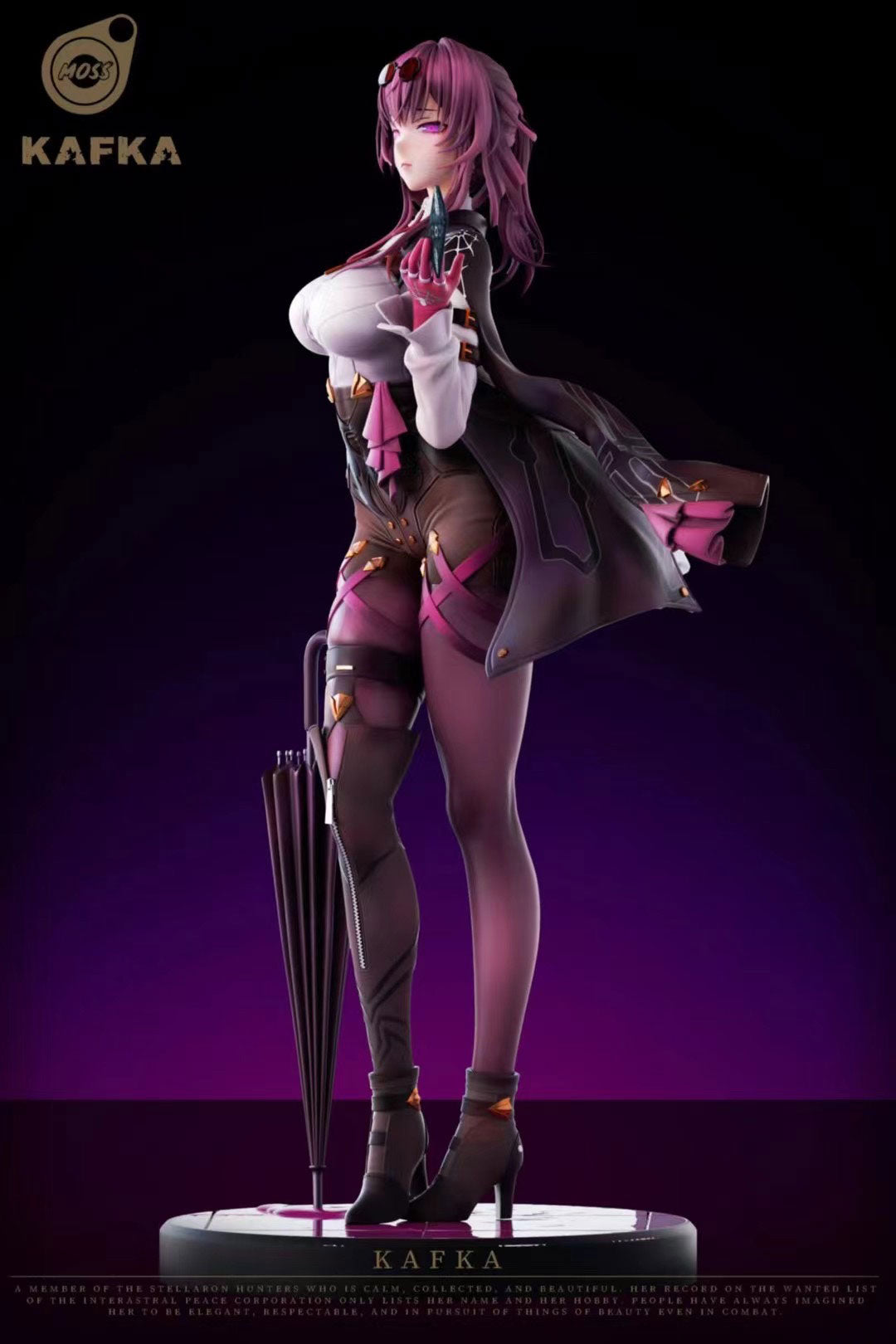 MOSS Studio Honkai: Star Rail Kafka Action Figure - Collectible Anime Character Model for Honkai Impact Fans | Perfect for Display, Gaming Decor, and Cosplay Props