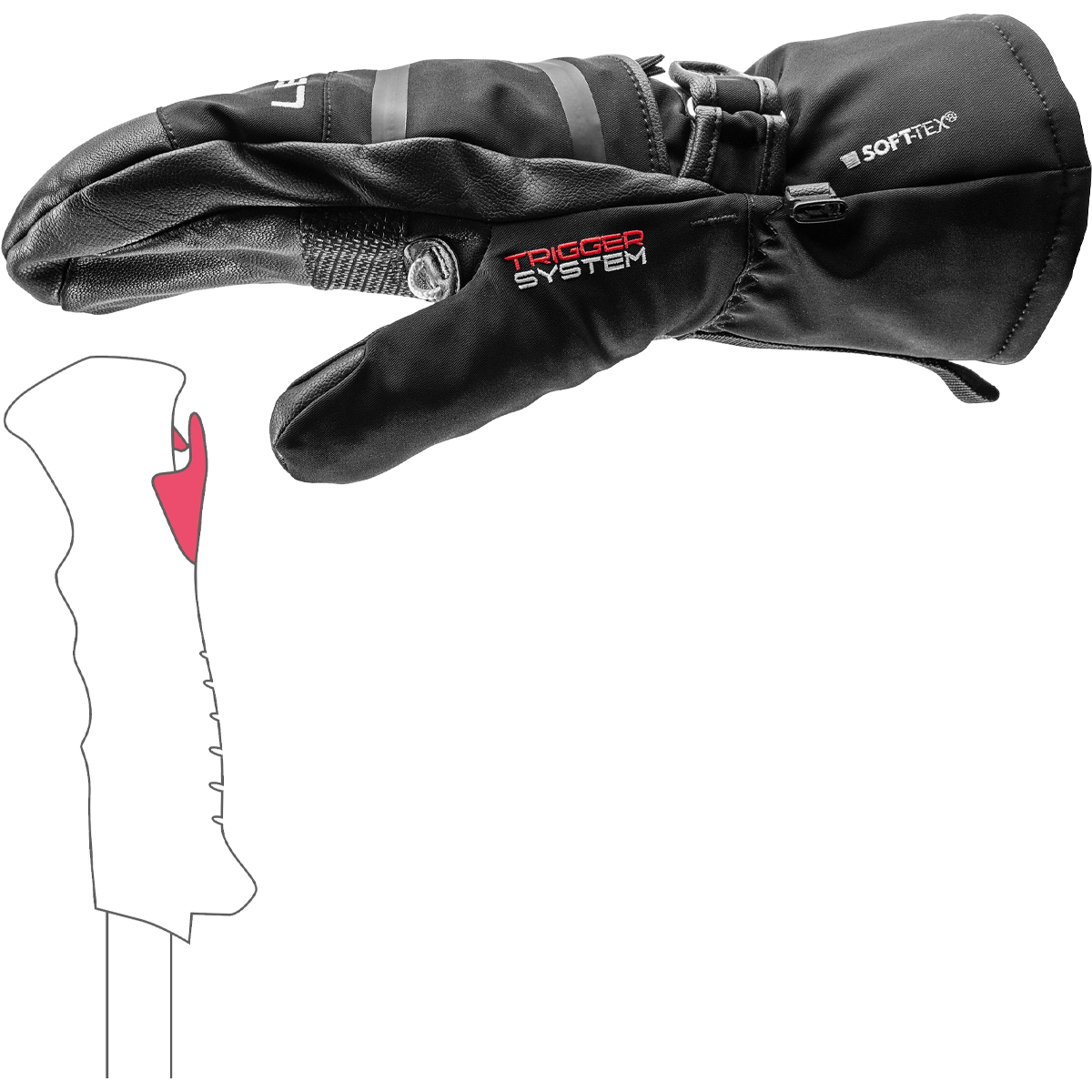 Detect S Mitt - Premium Touchscreen Gloves for Winter, Cold Weather & Outdoor Activities - Perfect for Skiing, Running, Hiking & Smartphone Use