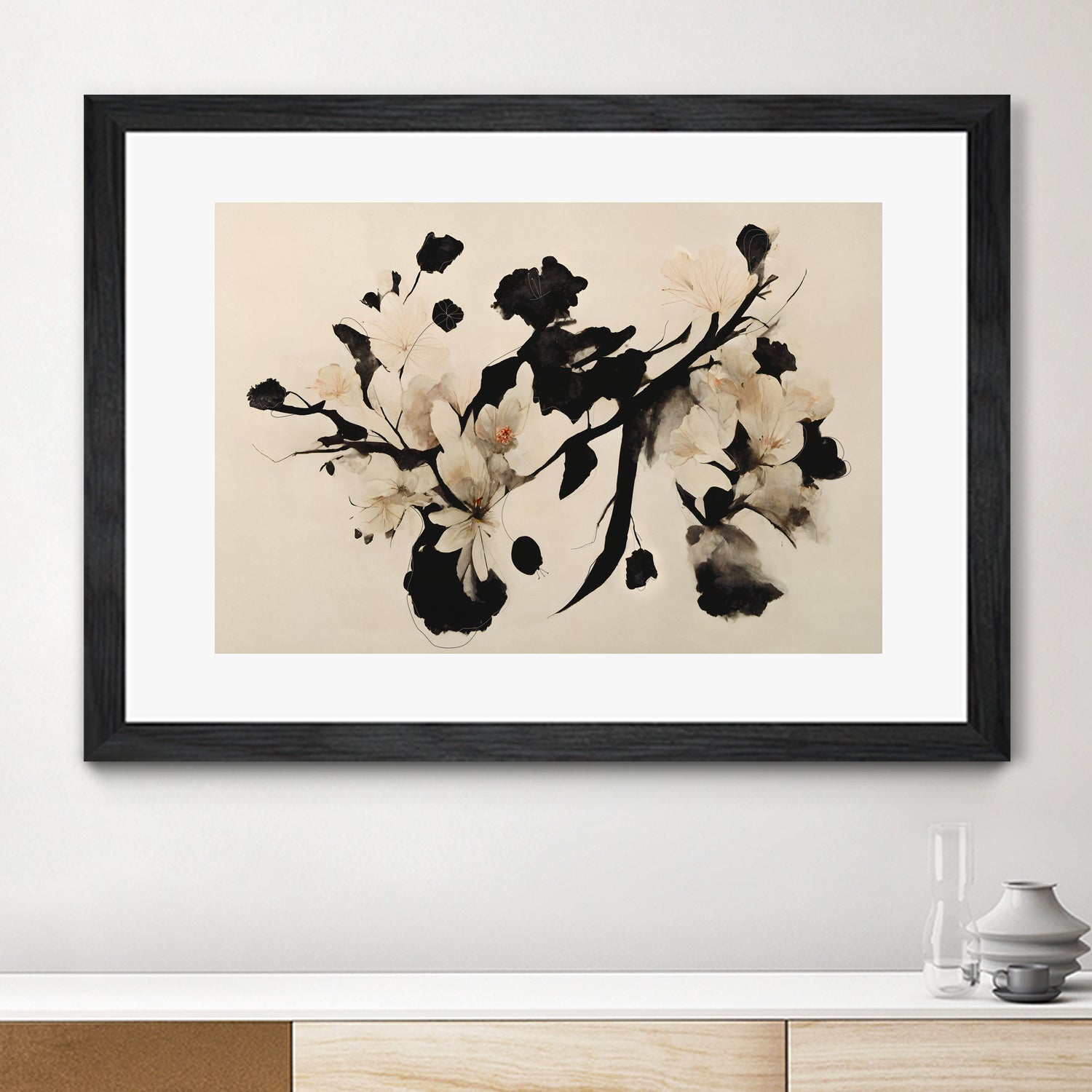Artificial Cherry Blossom Branches for Home Decor - 12 Pack Faux Sakura Flower Stems for Wedding Centerpieces, Spring Party Decorations, DIY Floral Arrangements