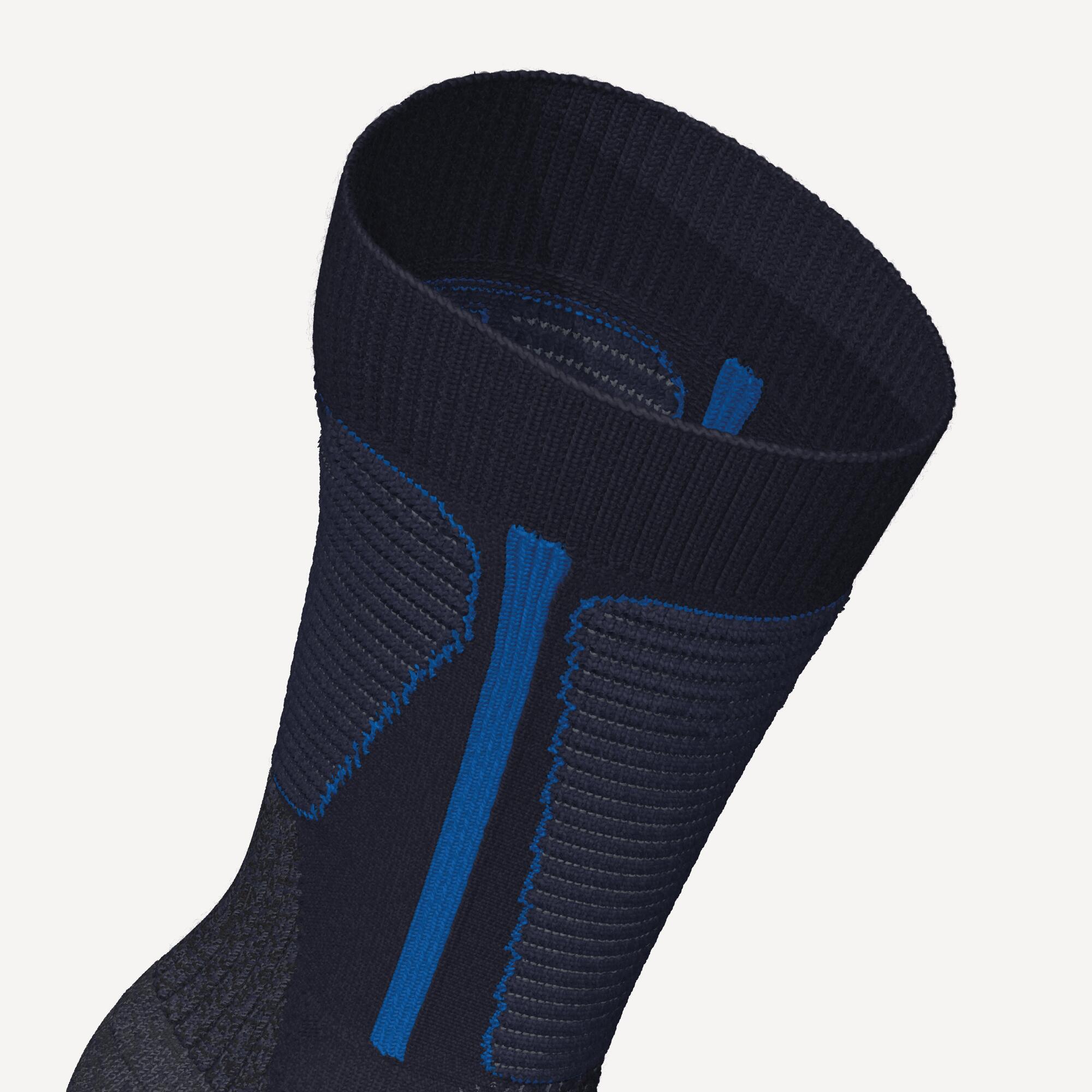 Quechua SH500 Merino Wool Winter Hiking Socks - 2 Pairs Pack for Men & Women - Warm Thermal Socks for Outdoor Activities, Skiing, and Snowboarding