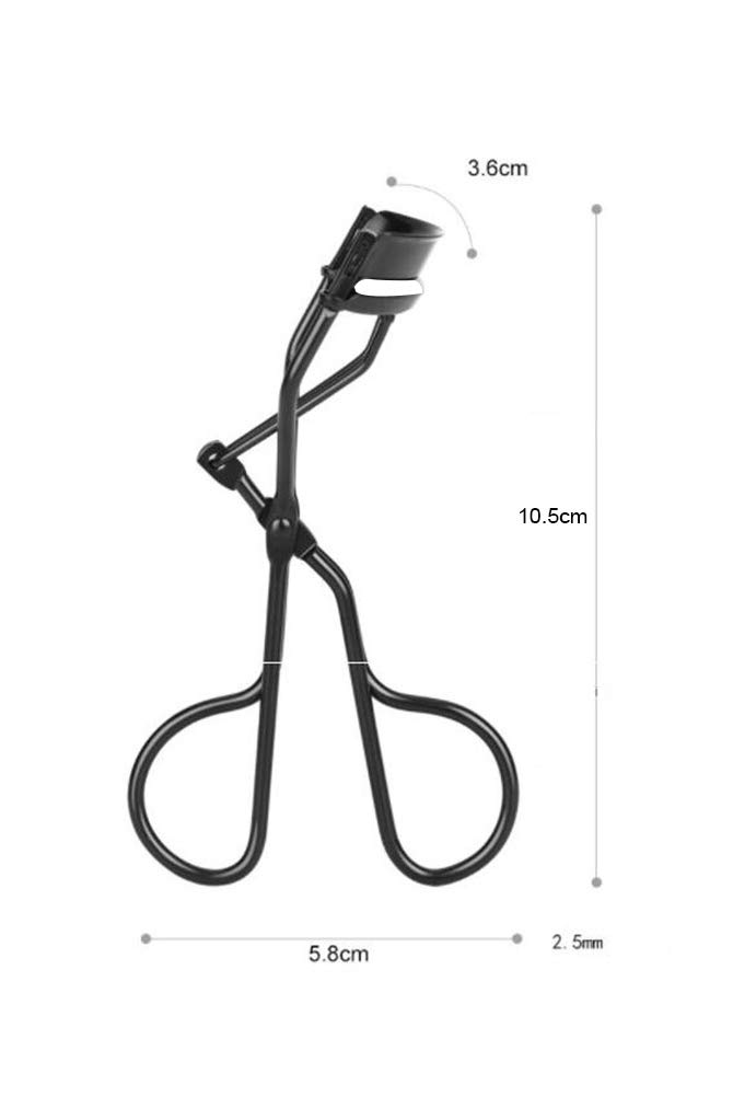 Premium Black Eyelash Curler - 15g for Home & Salon Use - Perfect for Attractive Eyes & Professional Makeup Looks
