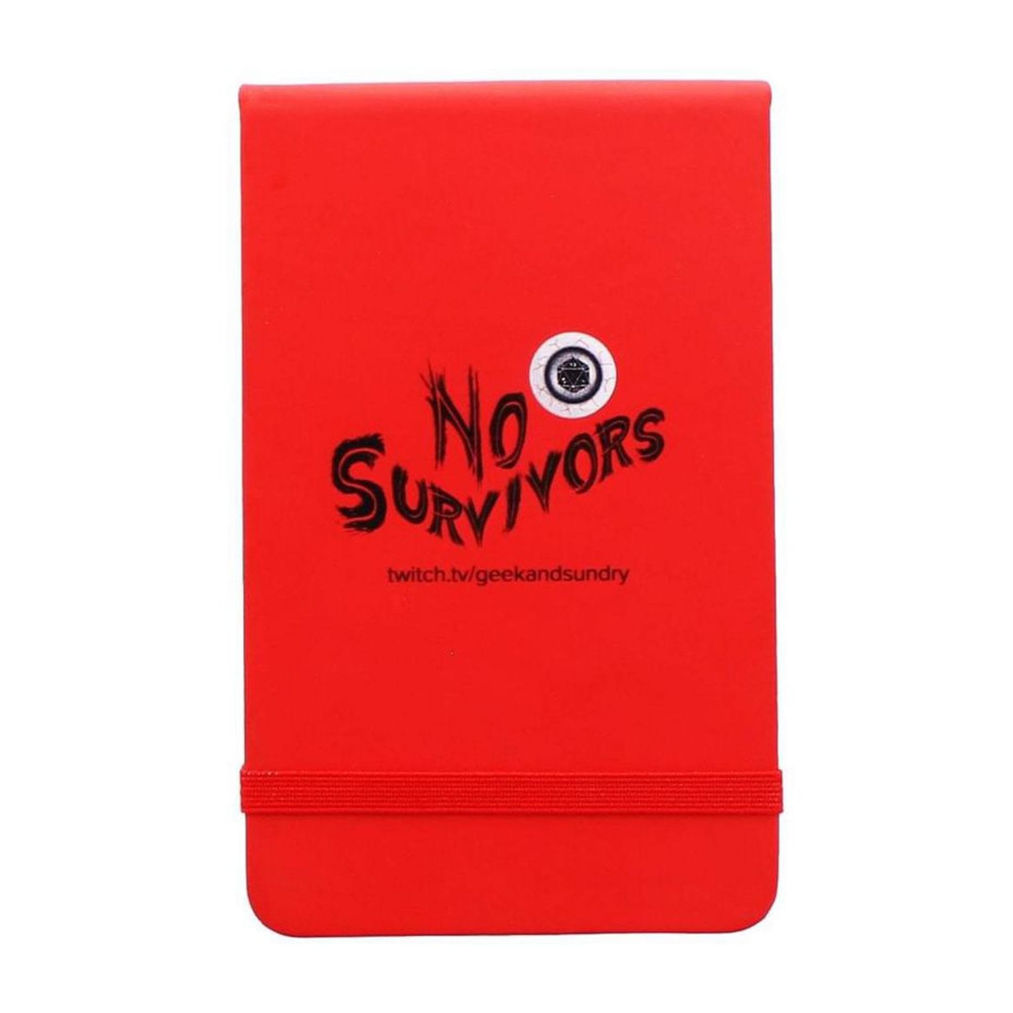 Toynk No Survivors Notepad - Funny Zombie Apocalypse Notebook for Journaling, Writing & Sketching - Perfect for Horror Fans, Gifts & Office Use