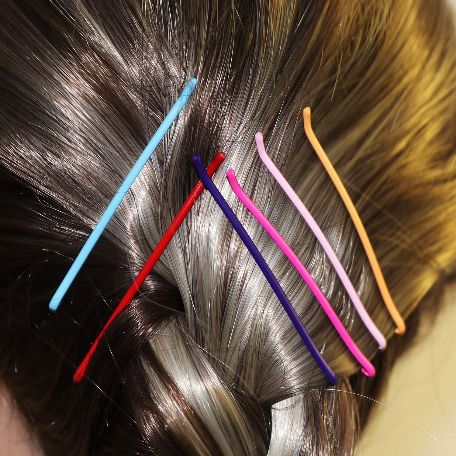 THE GLAM NIYATI Metal Hair Pins for Women - 35pcs Multi-Color Bob Pins & Juda Pins Set for Baby Hair Styling, Updos & Side Pins - Perfect for Bridal, Party & Everyday Hairstyles