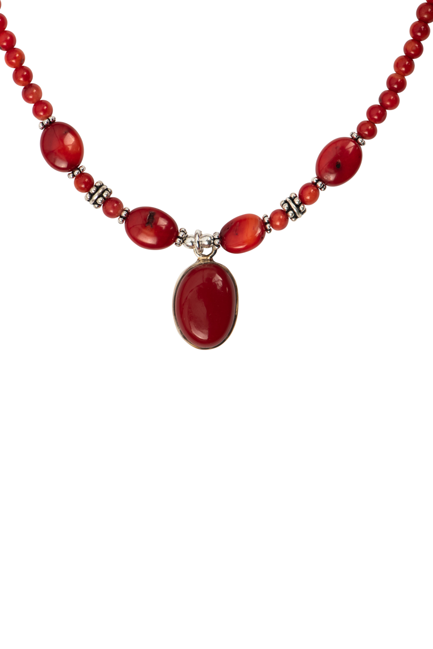 Paige Wallace Coral Pendant Necklace - Elegant 18K Gold Plated Jewelry for Women | Perfect Gift for Birthday, Anniversary & Valentine's Day | Beach Wedding & Summer Fashion Accessory
