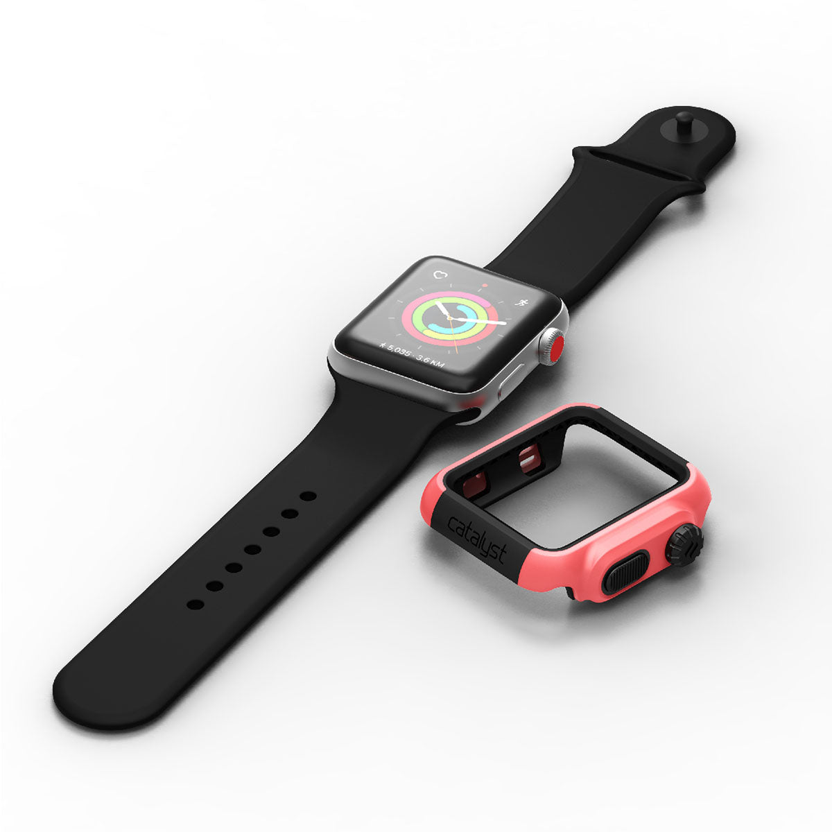 Durable 42mm Rugged Protective Case for Apple Watch Series 3 & 2 - Shockproof & Scratch-Resistant Cover for Outdoor Sports, Workouts & Active Lifestyle