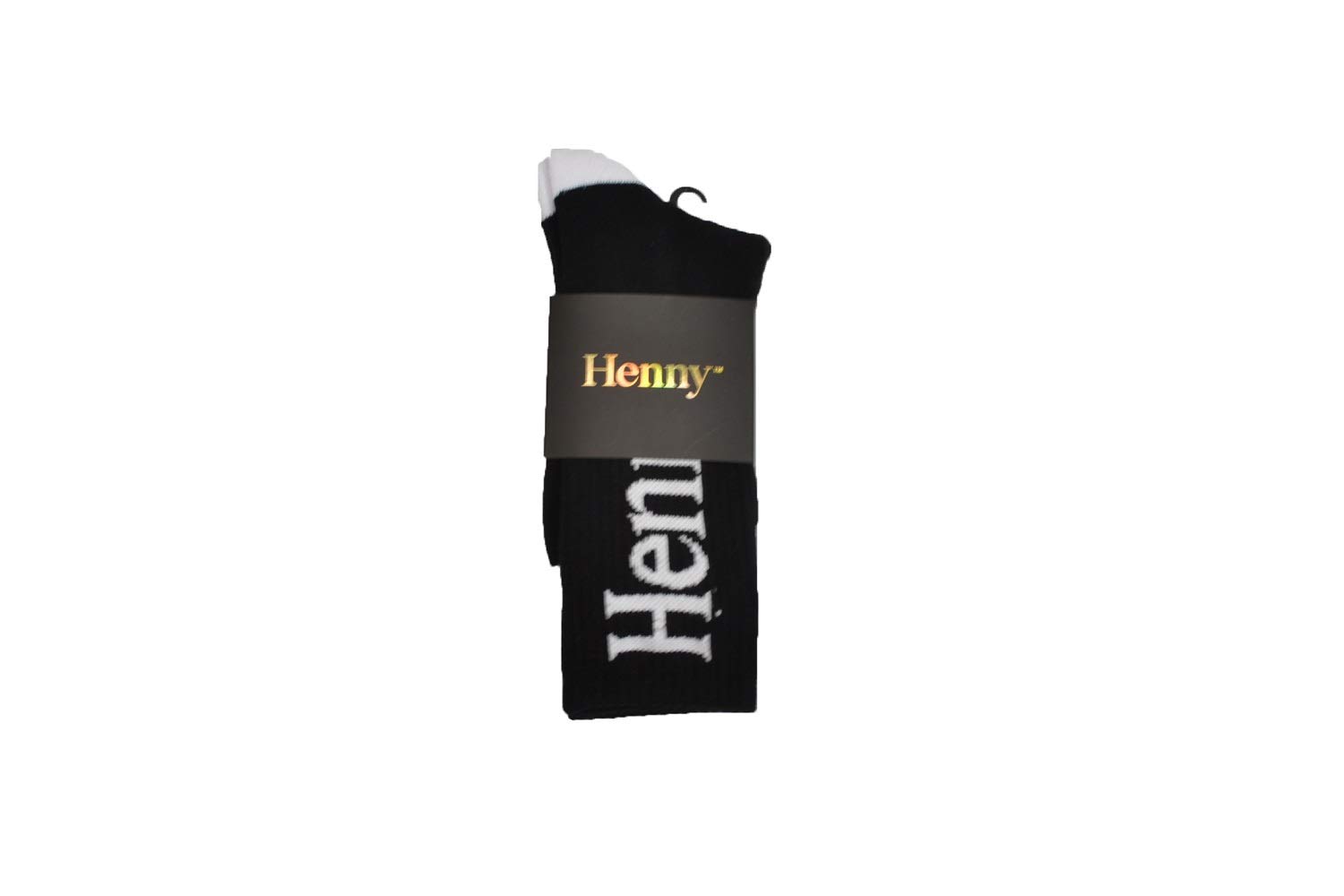 Henny 2 Knitted On The Rocks Men's Crew Socks - Soft & Comfortable Winter Socks for Casual Wear, Work & Outdoor Activities