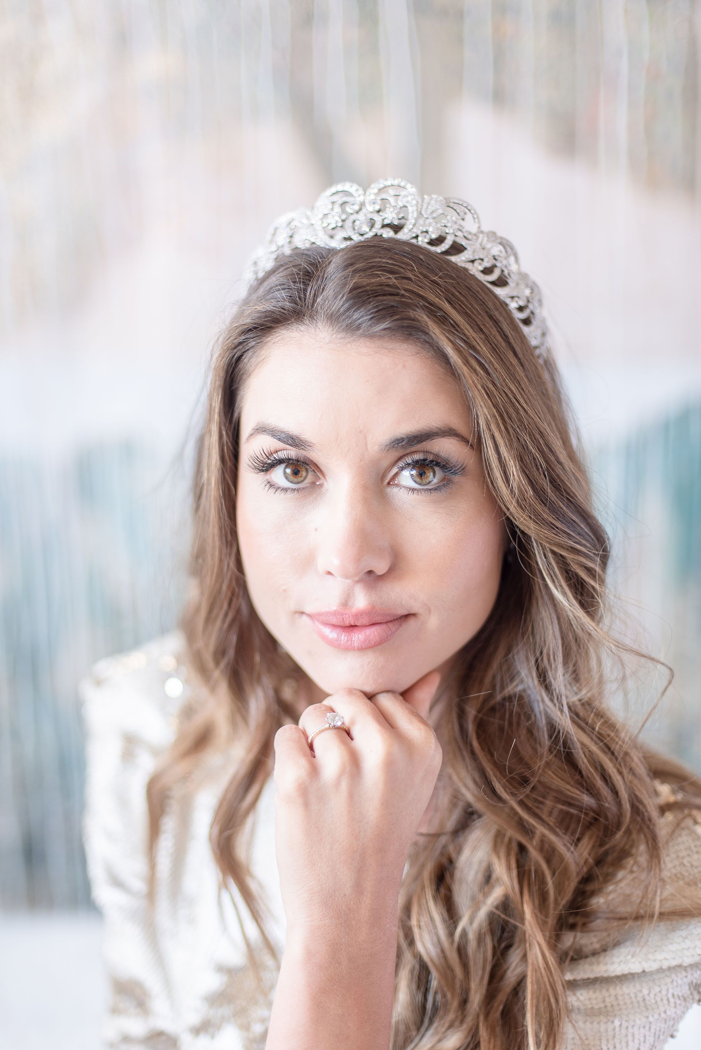 Pearled Diana Princess of Wales Royal Bridal Tiara - Elegant Wedding Crown for Brides, Princess Costume & Special Occasions