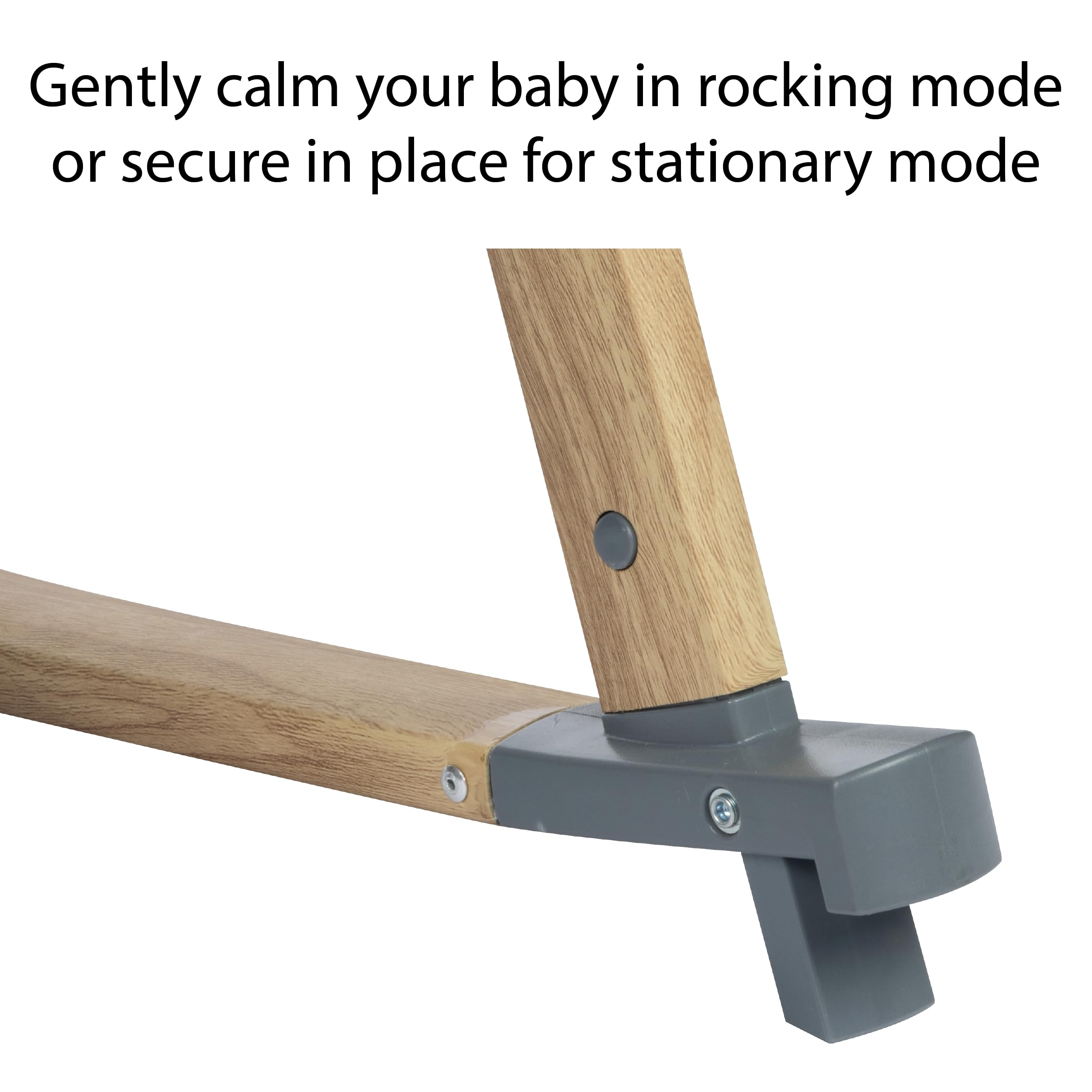 Safety 1st Rest-and-Romp 2-in-1 Bassinet & Playard with Soothing Sounds, Night Light & Vibration - Portable Baby Bed & Play Yard for Newborns to Toddlers - Perfect for Nursery, Travel & Bedside Sleeping (Dunes Edge)