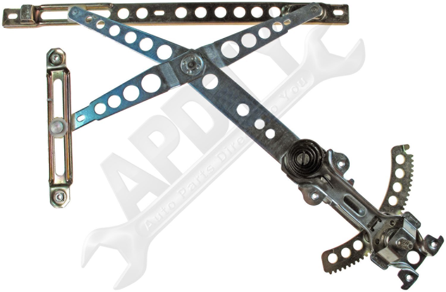 APDTY 851526 Manual Window Regulator Replacement - Compatible with Select Car Models - Durable Non-Powered Window Lift Mechanism for Smooth Operation - Perfect for DIY Auto Repair & Window Maintenance