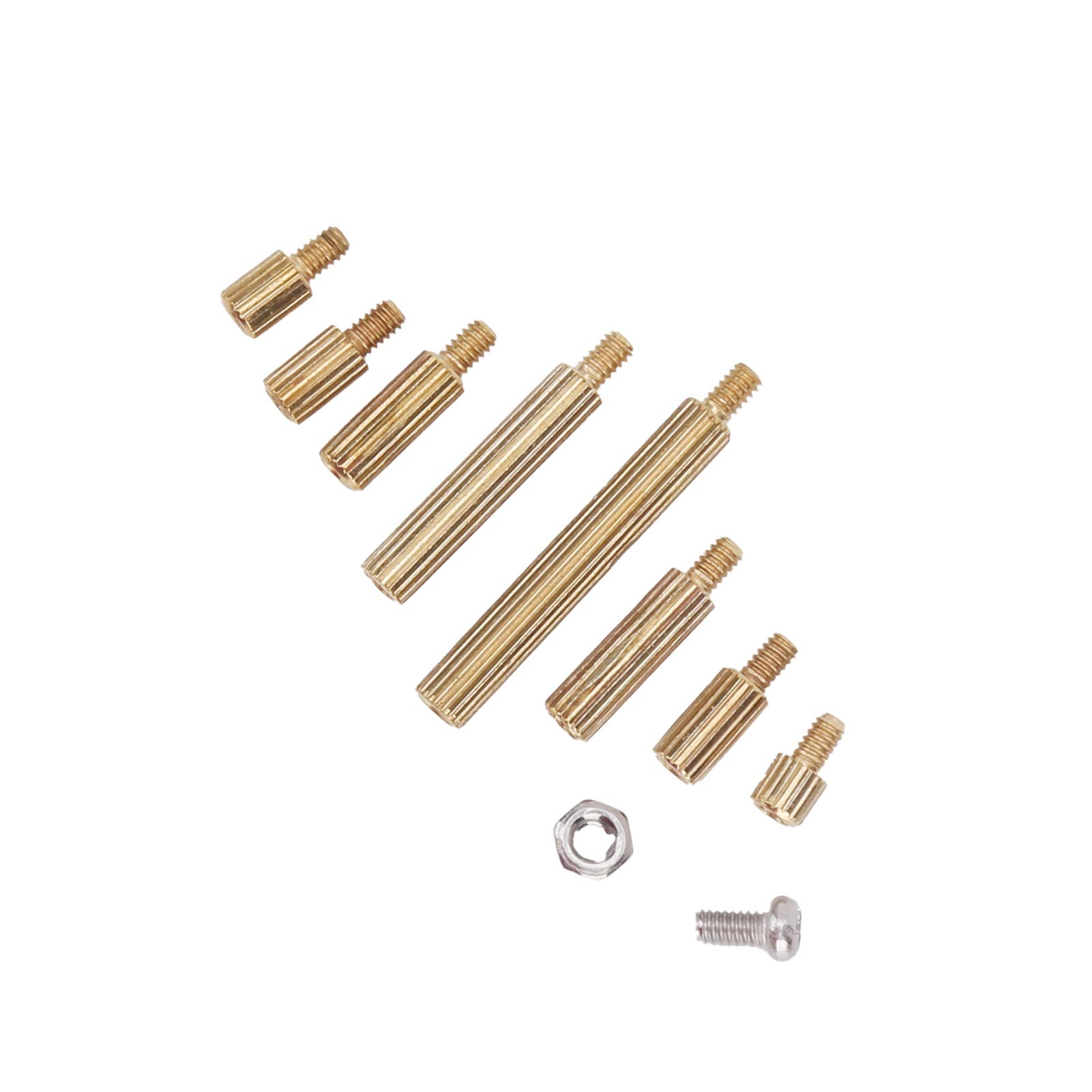 VINGVO M2 Brass Standoff Spacer Kit - 120pcs Computer Case Motherboard Mounting Hardware for PC Build, Repair & DIY Projects | Perfect for Gaming Rigs, Workstations & Server Installations