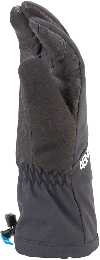 45NRTH 2022 Sturmfist 4 Gloves - Black Lobster Style Winter Gloves for Cycling & Snow Sports - Small Size - Waterproof & Windproof Cold Weather Gloves for Men & Women