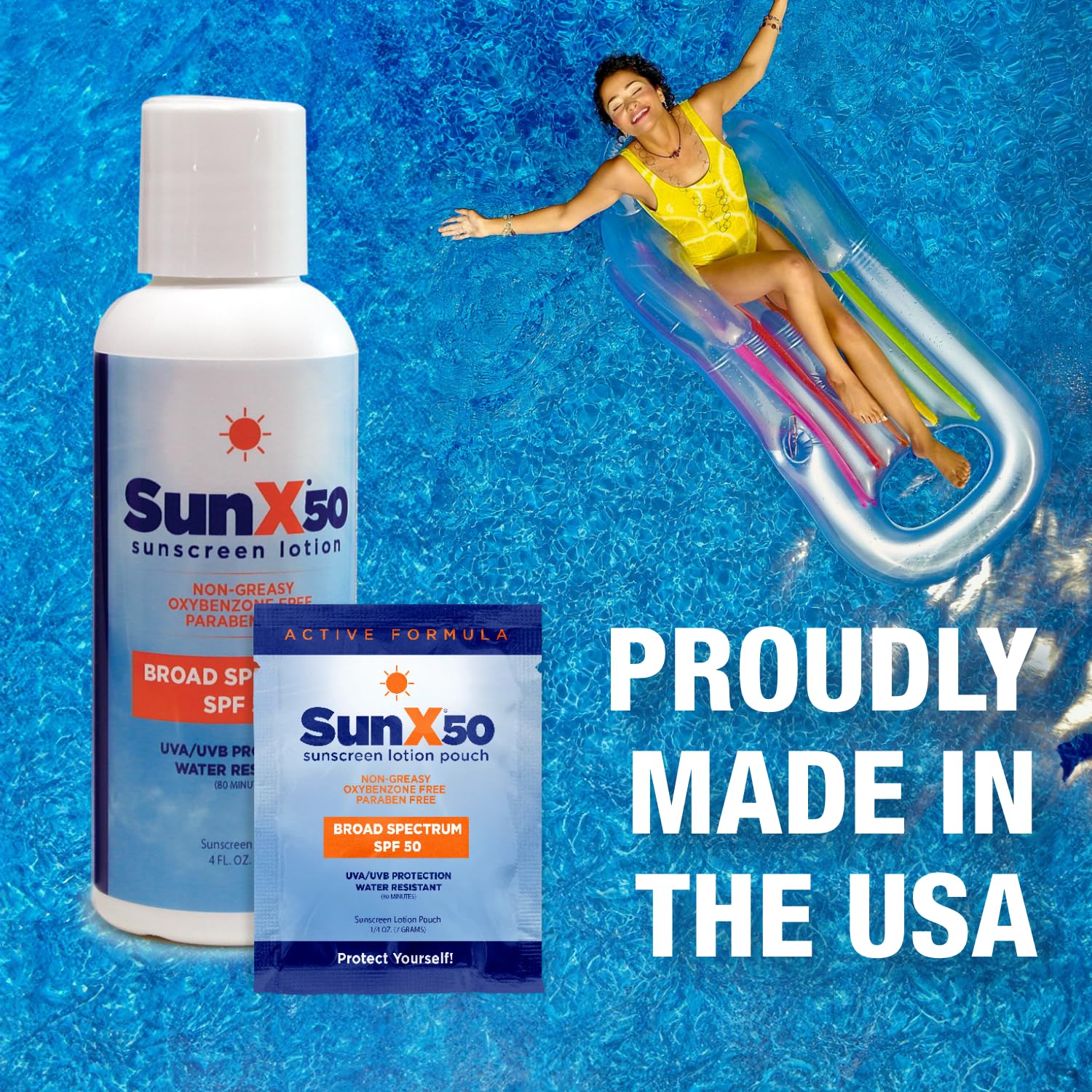 CoreTex Sun X SPF 50 Broad Spectrum Sunscreen Lotion - 1 Gallon Jug with Pump - Paraben Free, Oxybenzone Free, Octinoxate Free & Oil Free - No White Cast, Water Resistant & Sweat Proof (80 Minutes) - Ideal for Outdoor Sports, Beach Activities & Daily Sun Protection