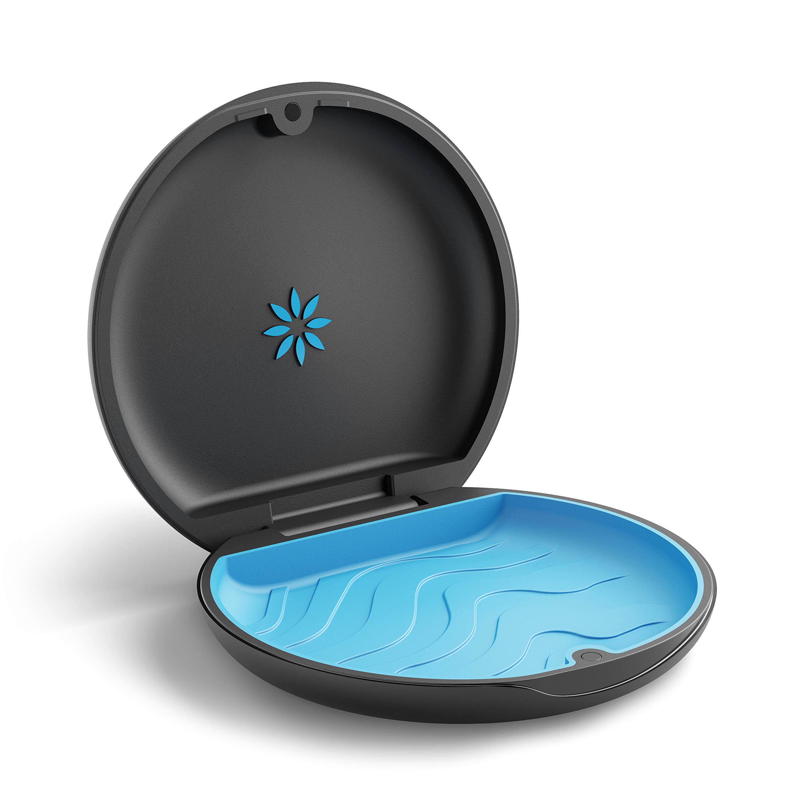 INVISALIGN Aligner and Retainer Case - Textured Donut Design for Clear Braces Storage | Perfect for Travel, Work & Daily Use with Your Invisible Aligners