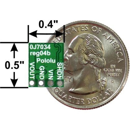Pololu 12V 600mA Step-Down Voltage Regulator D24V6F12 - Compact DC-DC Converter for Arduino, Raspberry Pi & DIY Electronics Projects