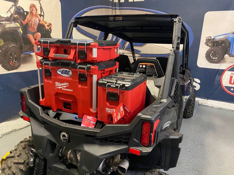 Maverick X3/Sport and Trail Mount & Rack for Milwaukee PACKOUT Boxes & Coolers - Heavy-Duty Storage Solution for Off-Road Adventures, Camping, and Work Sites