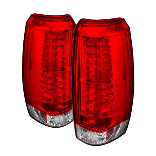 Spyder Auto 5032478 LED Tail Lights - Red/Clear Smoke Lens - Compatible with Select Car Models - Enhanced Visibility & Style for Night Driving & Car Shows