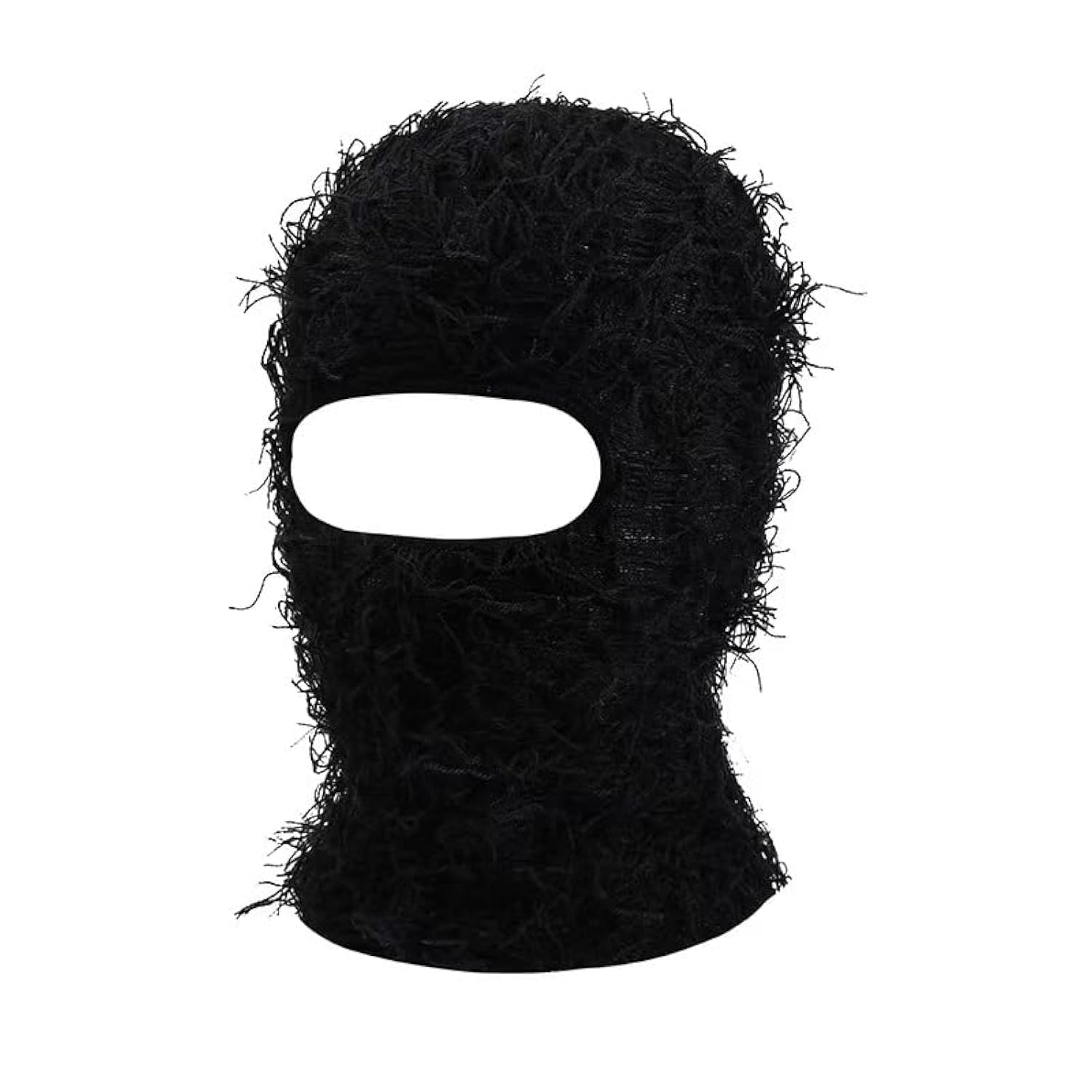 Distressed Knitted Balaclava - Full Face Ski Mask for Men & Women - Windproof Winter Neck Warmer & Beanie Hat - Perfect for Skiing, Snowboarding, Motorcycling & Outdoor Activities