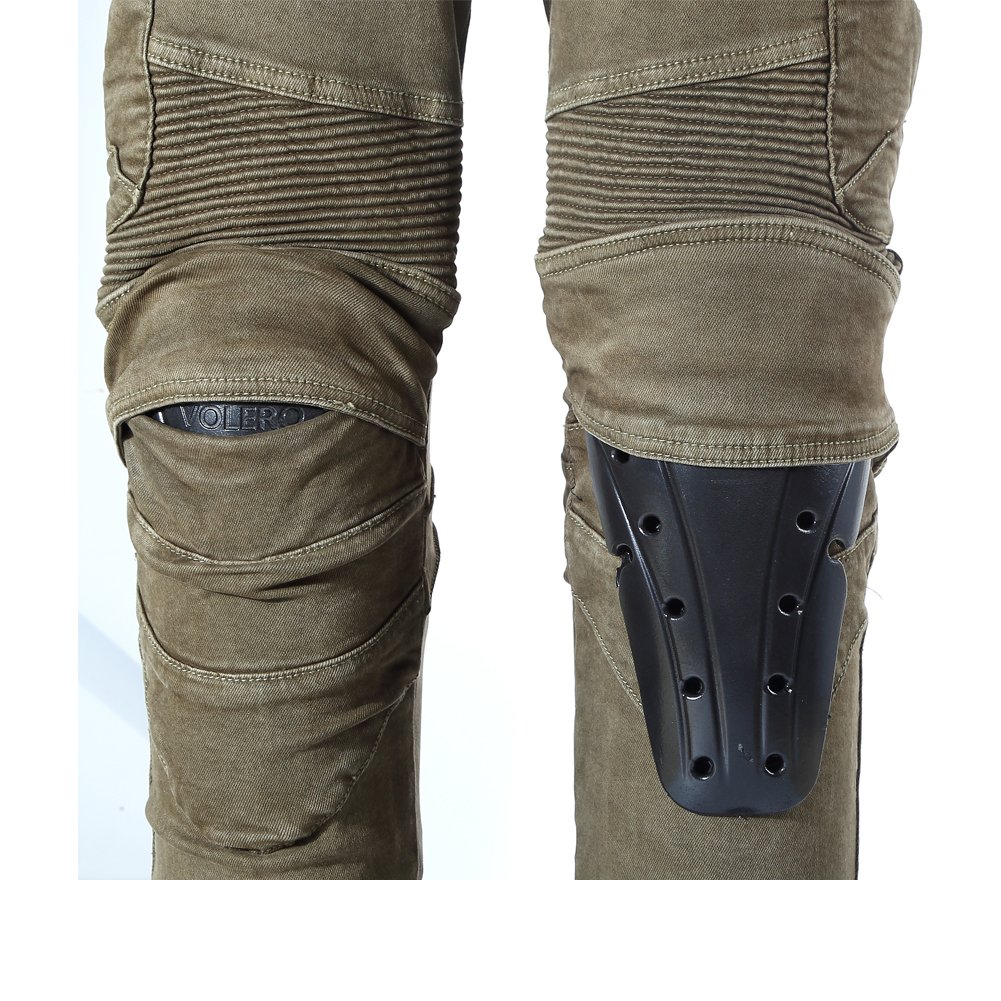 Men's Motorcycle Riding Denim Jeans with Protective Pads - Durable Biker Pants for Safety & Comfort - Perfect for Cruising, Commuting & Adventure Riding