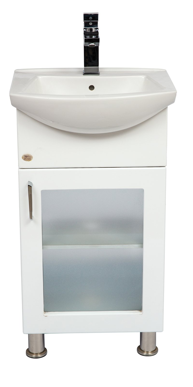 Dazzle Kitchen Modular BWR Plywood Vanity Washbasin Cabinet (White) - Waterproof Bathroom Storage for Modern Homes, Perfect for Small Spaces & Apartment Living