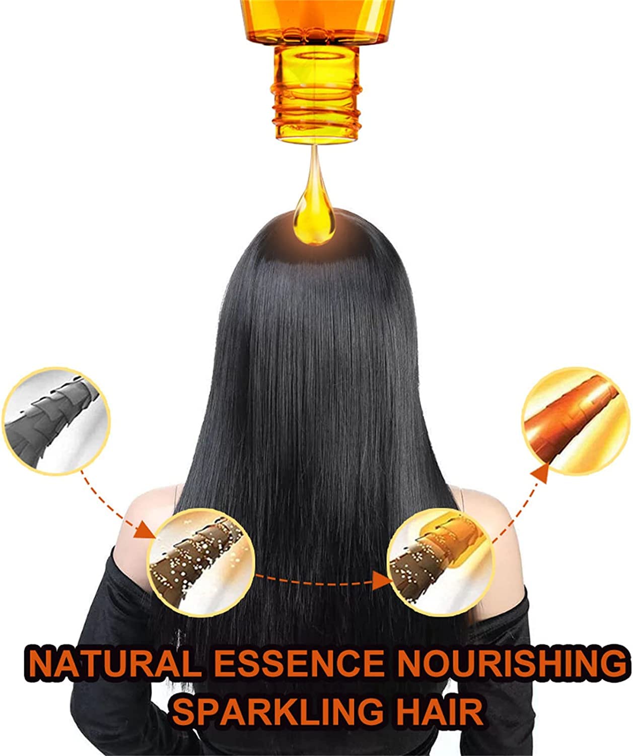 Shinestudio Anti-Frizz Hair Serum for Dry Hair - Hydrating Hair Care Essential Oil to Reduce Frizz & Nourish - Fast Absorbing, Non-Greasy Formula for Smooth, Shiny Hair - Perfect for Daily Use, Styling & Heat Protection