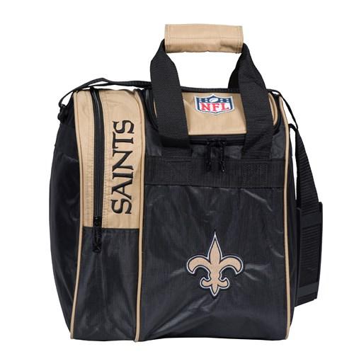KR Strikeforce 2020 NFL New Orleans Saints Team Logo Single Tote Bowling Bag for Men & Women - Perfect for Sports Fans, Bowling Games, and Team Spirit Events