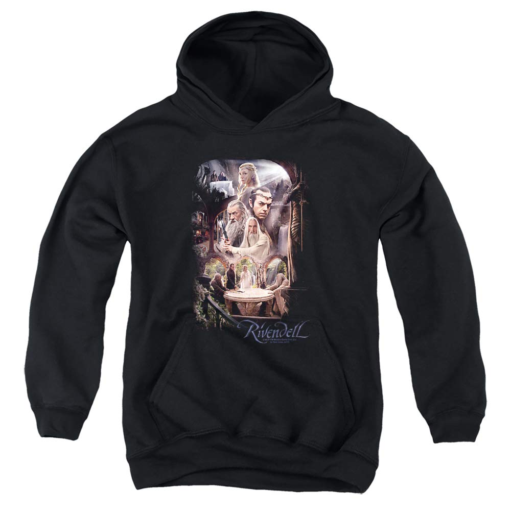The Hobbit Rivendell Hoodie - Unisex Youth Pullover for Fantasy Fans