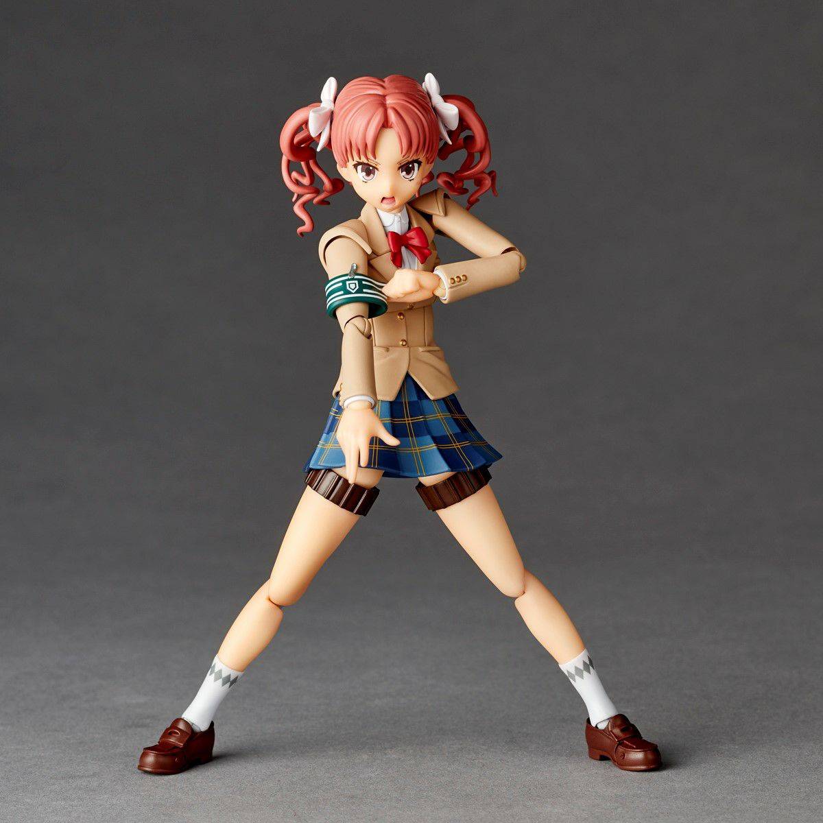Amazing Yamaguchi Revoltech Action Figure - Shirai Kuroko Winter Uniform Ver. (NR045) | Highly Articulated Collectible for Anime Fans | Perfect for Display, Photography, and Cosplay Inspiration