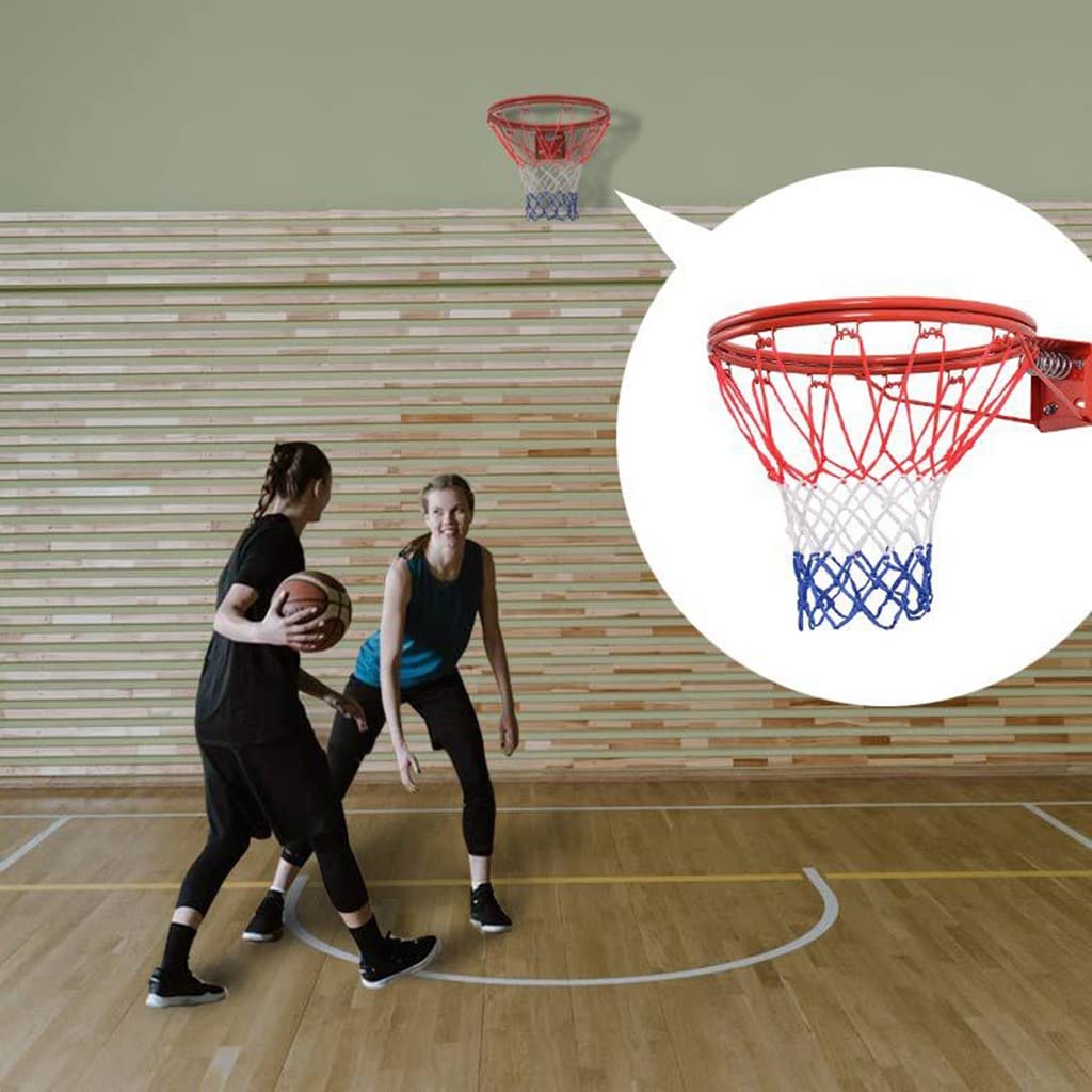Wall Mounted Basketball Hoop for Indoor & Outdoor Use - Adjustable Height Backboard for Kids, Teens & Adults - Perfect for Driveway, Garage & Backyard Basketball Practice