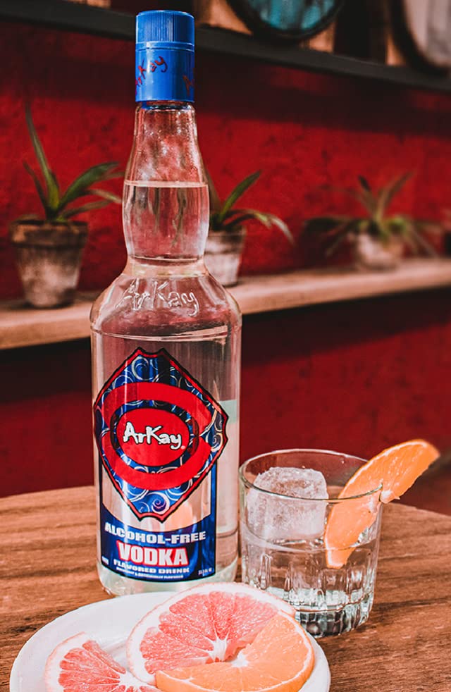 ArKay Alcohol Free Vodka Substitute - Premium Non-Alcoholic Vodka Alternative - 3 Pack (33.3 FL OZ Each) - Perfect for Mocktails, Cooking & Sober Lifestyle Since 2011