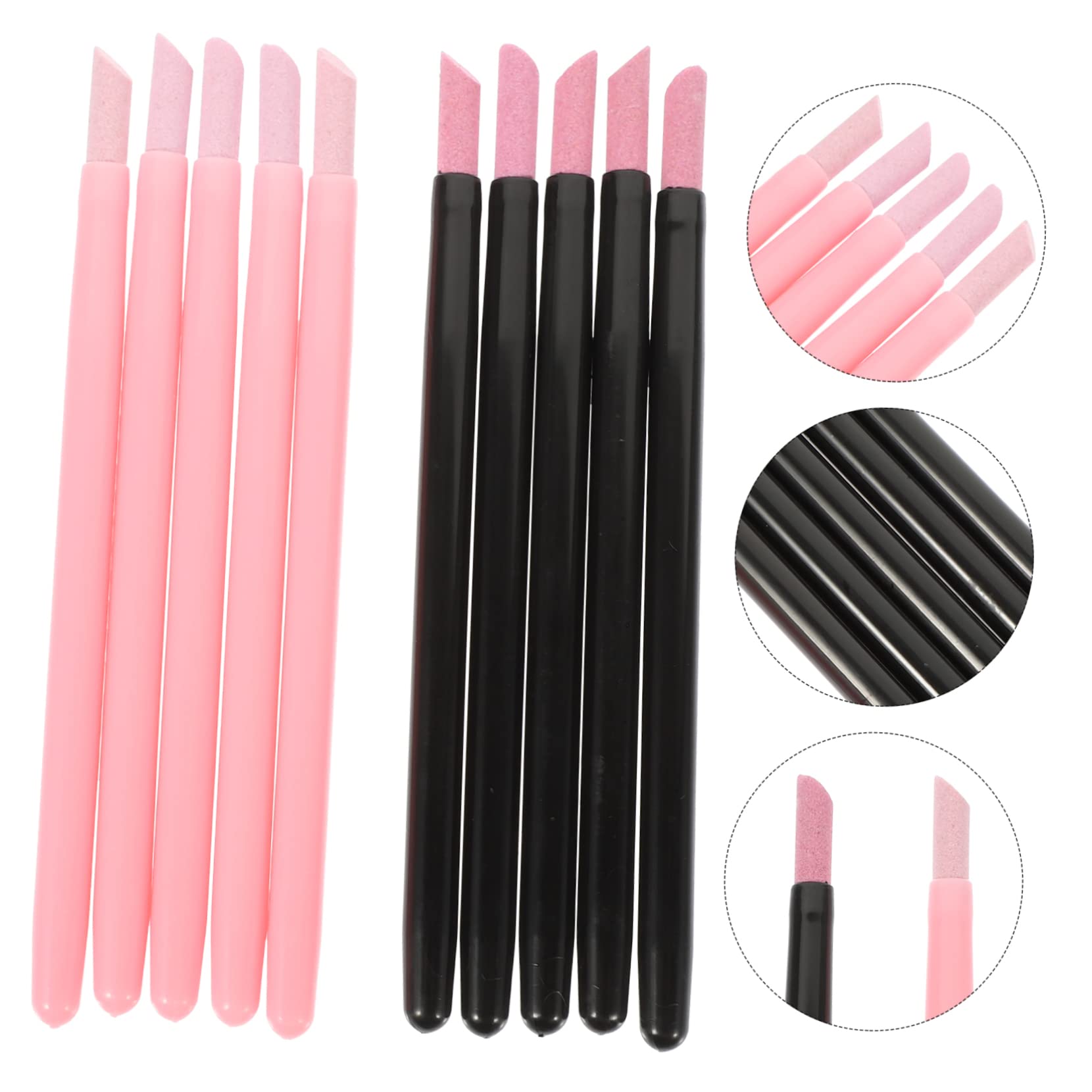 Minkissy 2 Pack Multifunctional Nail Beauty Pen - Nail Grinding, Polishing & Care Tool for Manicure & Pedicure | Perfect for Home Nail Salon, Professional Use & DIY Nail Art