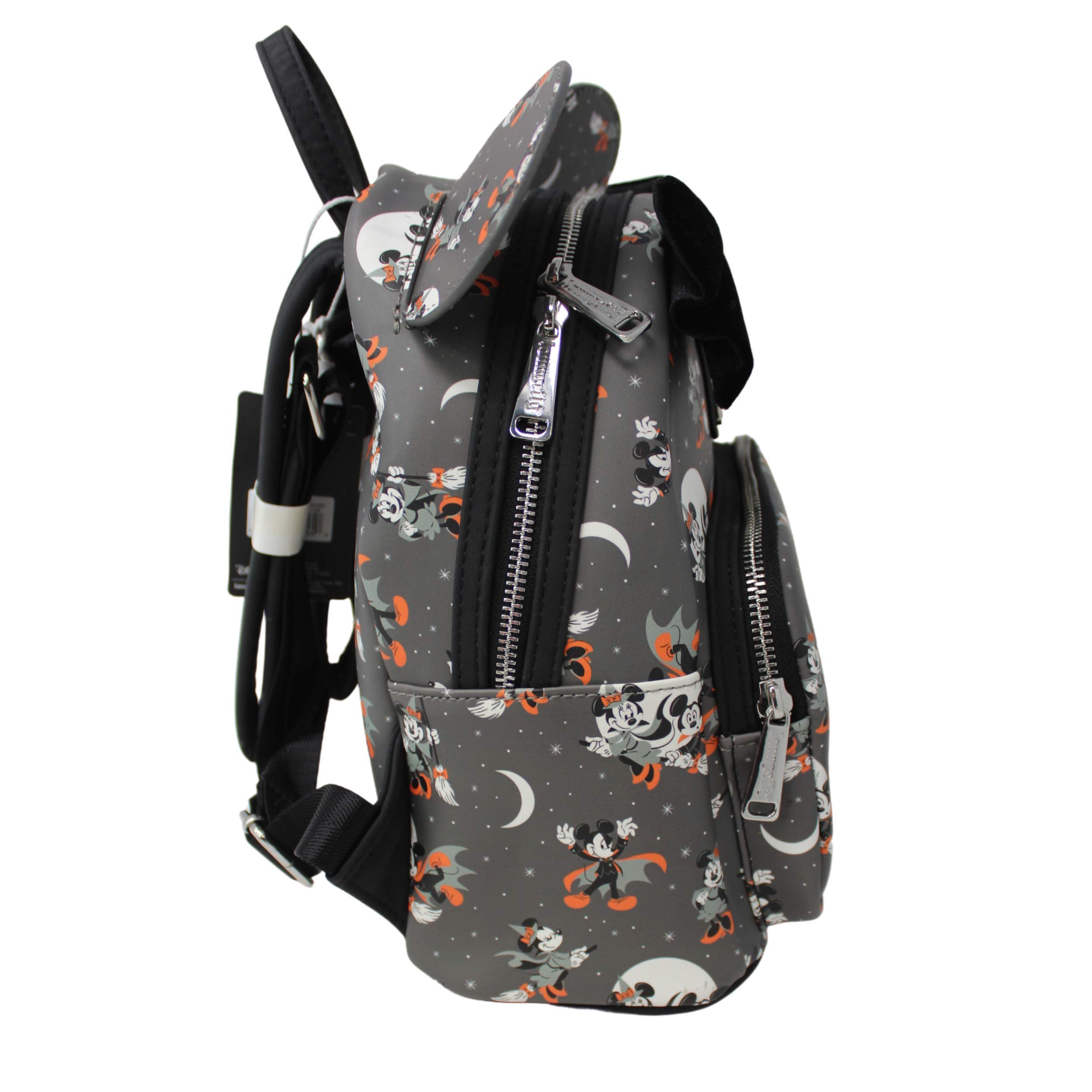 Disney Mickey & Minnie Mouse Halloween Crossbody Bag for Women - Cute Loungefly Shoulder Purse with Double Straps, Perfect for Costume Parties & Trick-or-Treating