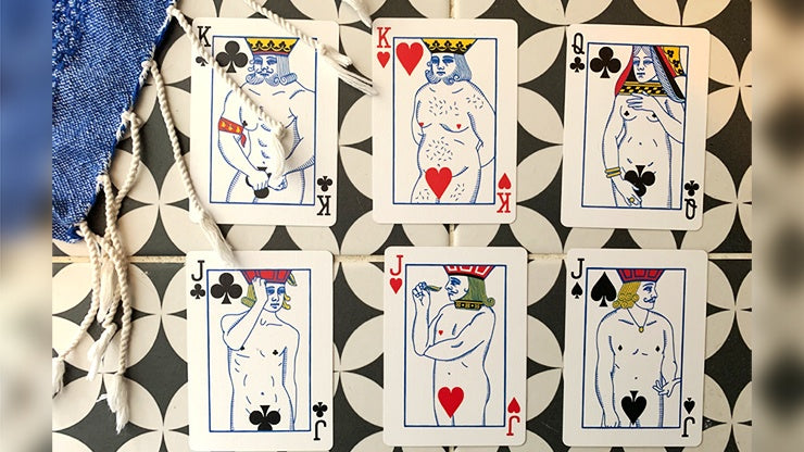 Edi Rudo The Undressed Deck - Premium Playing Cards for Poker, Magic Tricks & Collectors | Perfect for Game Nights & Cardistry