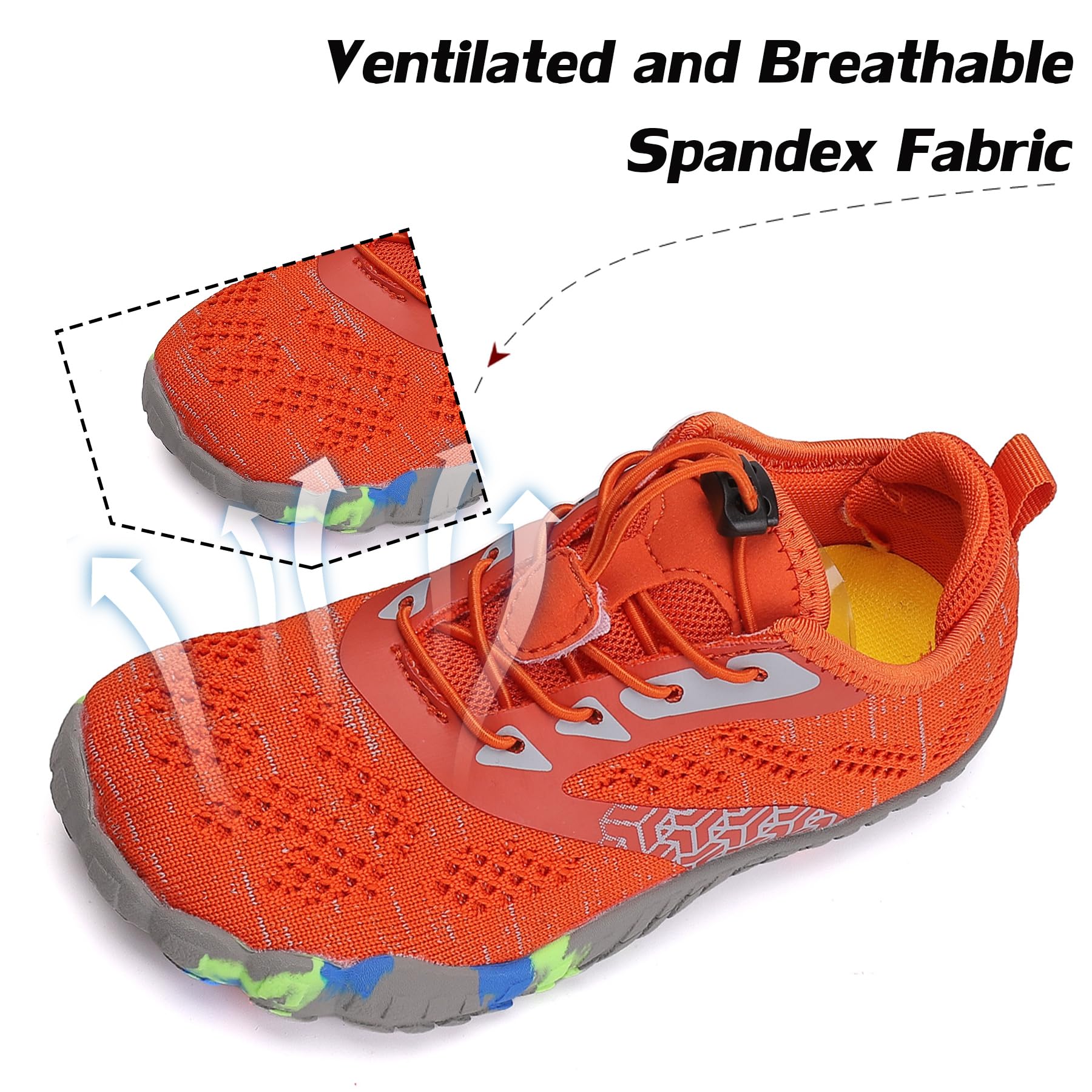 Kids Barefoot Running Shoes for Boys & Girls - Trail, Tennis, Athletic Sneakers for Toddlers to Big Kids - Outdoor Play & Sports