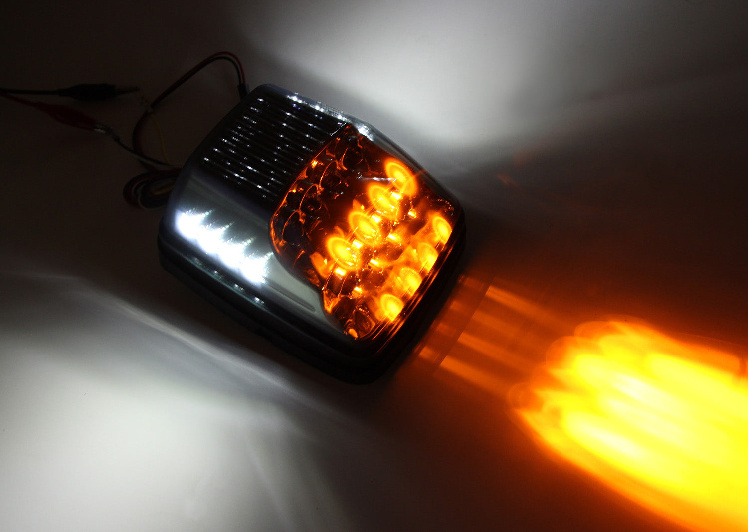 Amber LED Turn Signal Lights with Clear Lens & White LED for Mercedes W463 G Class - Upgrade Your Off-Road Style & Visibility