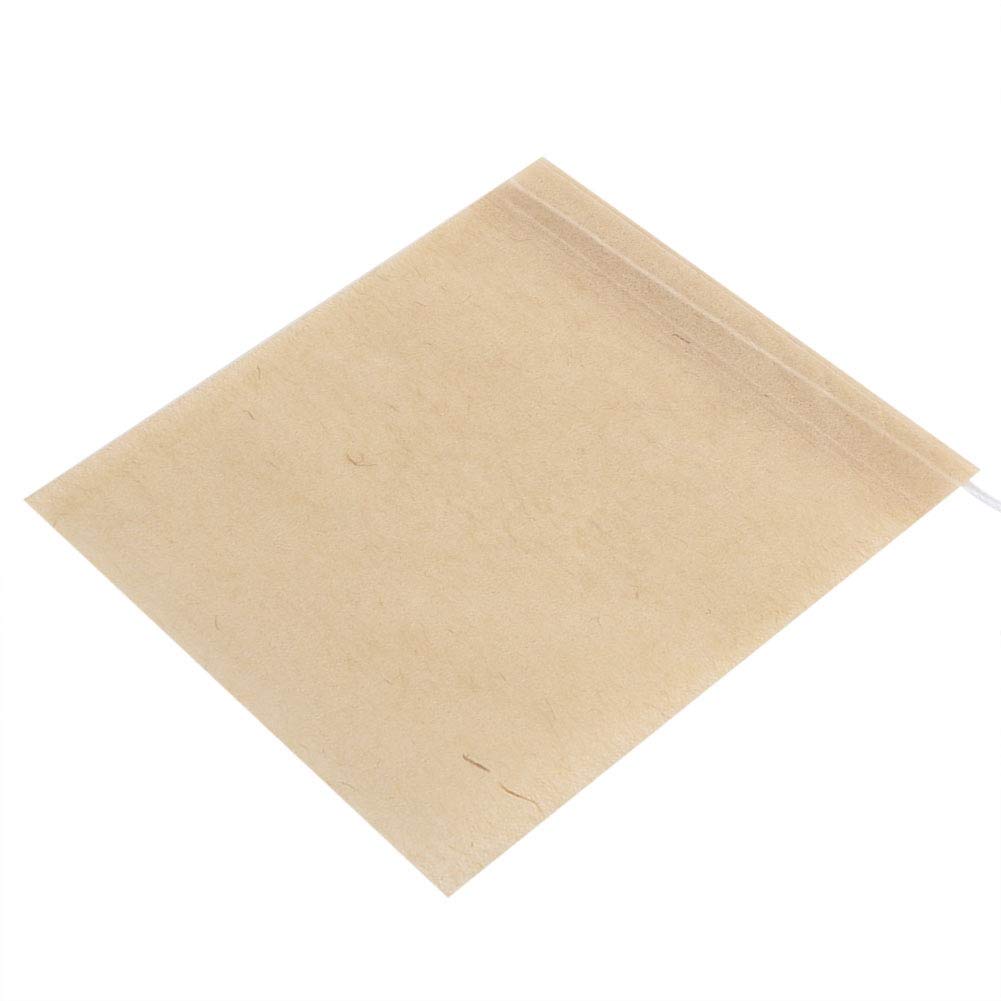 100 Pack Empty Tea Bags with Drawstring - 8x10cm DIY Tea Infuser Sachets for Loose Leaf Tea - Reusable Filter Bags for Herbal, Green, Black & Chamomile Tea - Perfect for Home Brewing, Gifts & Tea Blending