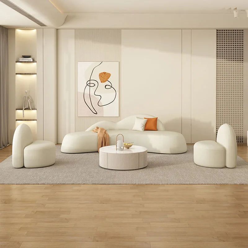 Luxury Curved Grande Sofa Set - Premium Comfort for Living Room & Lounge | Elegant Home Decor for Modern Spaces