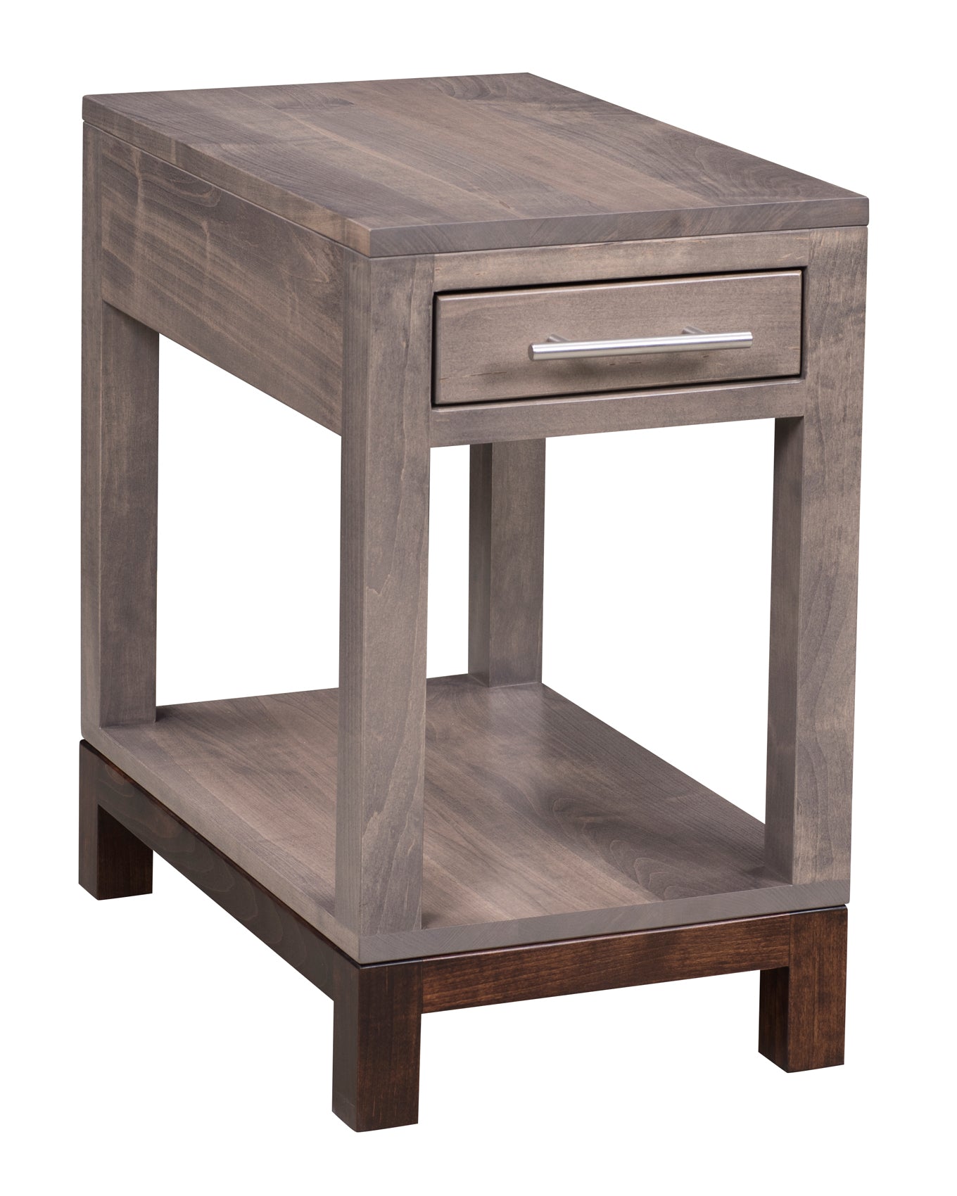 Modern Vienna Side Table - Elegant Wooden Nightstand with Storage Shelf for Bedroom, Living Room & Office - Stylish Home Decor Accent Piece