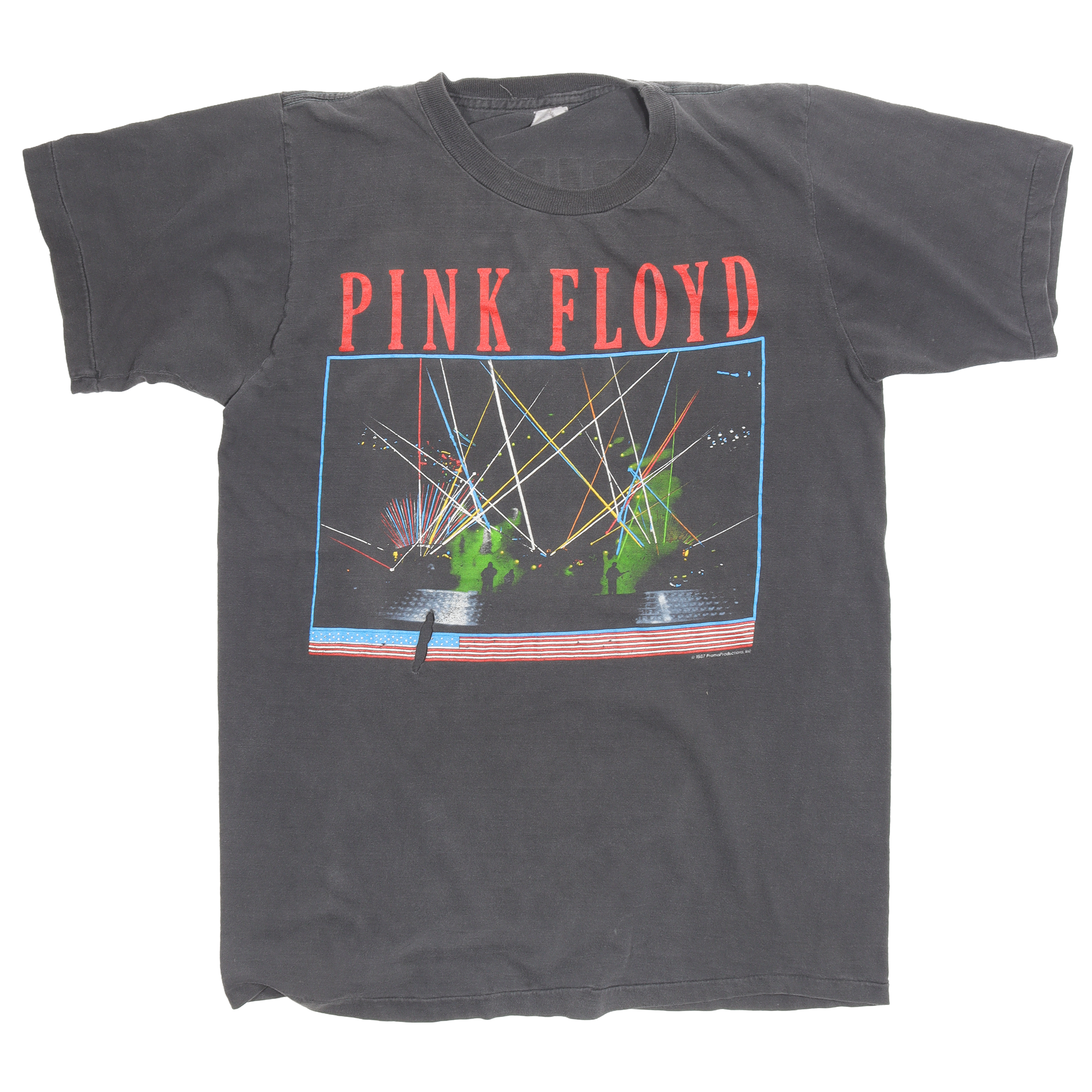 Vintage 1987 Pink Floyd World Tour T-Shirt - Classic Rock Band Merchandise for Concerts & Music Fans | Perfect Gift for Rock Lovers