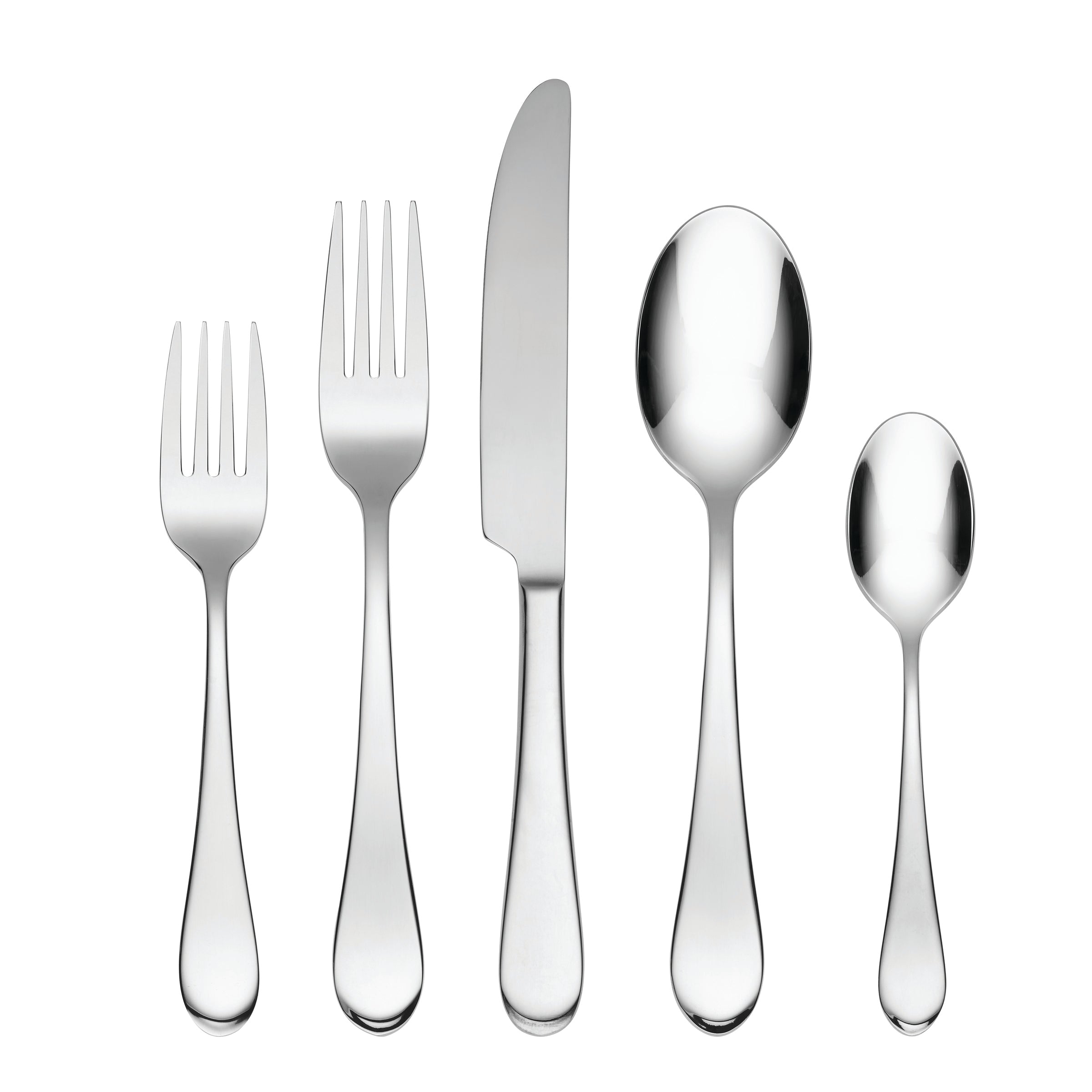 Premium Icarus 50-Piece Stainless Steel Flatware Set - Service for 12 - Elegant Silverware for Dining, Parties & Entertaining
