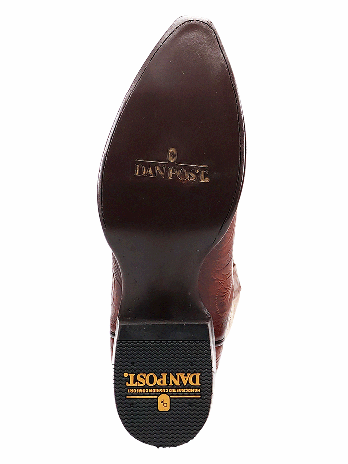 Dan Post DP80516 Men's Brown Rodeo Hair-On Leather Cowboy Boots - Perfect for Western Rides, Country Events & Casual Wear